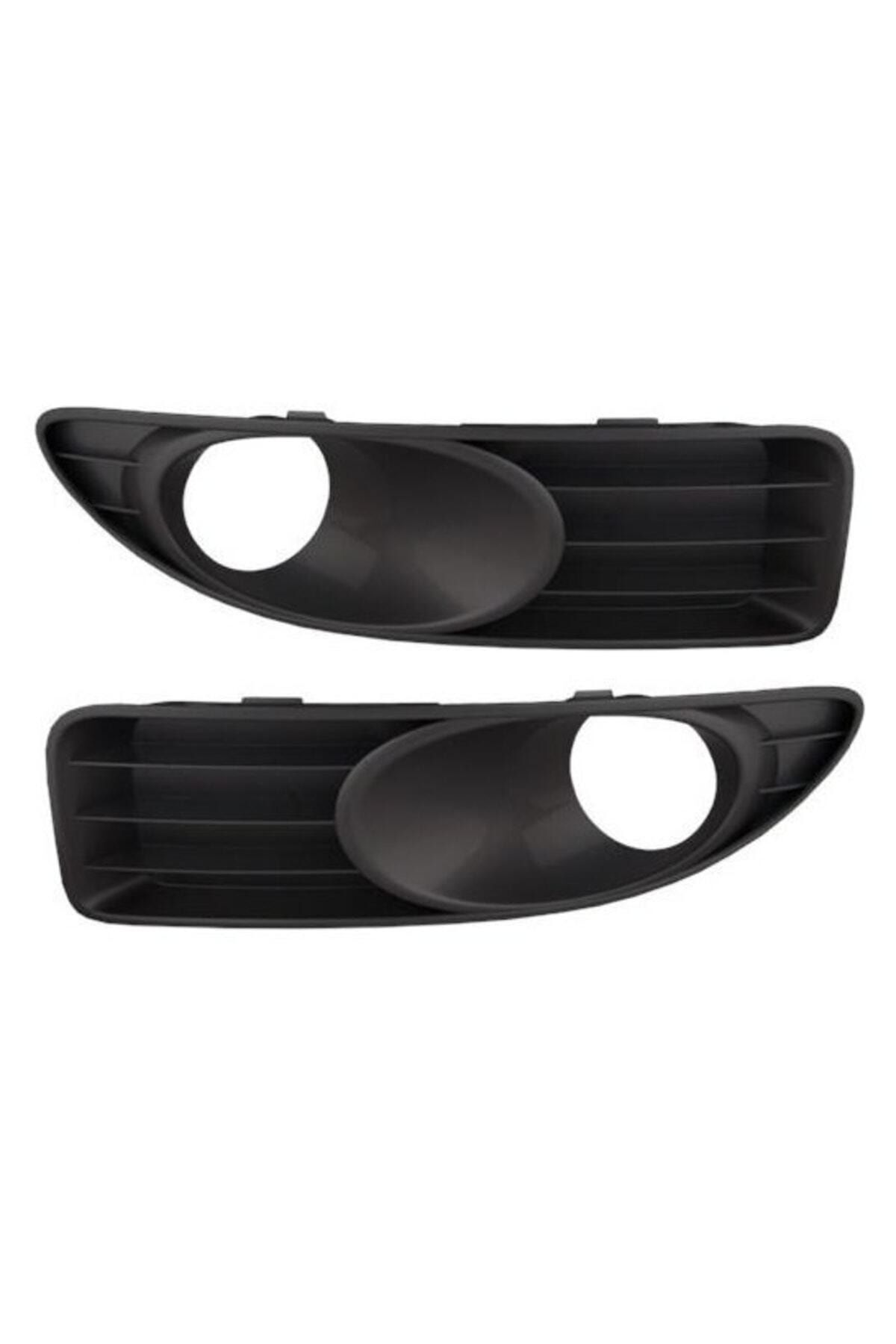 Genel Markalar Fiat Linea Siyah Sis Farı Kapağı Çerçevesi Sağ Sol Takımı 2009 Üzeri