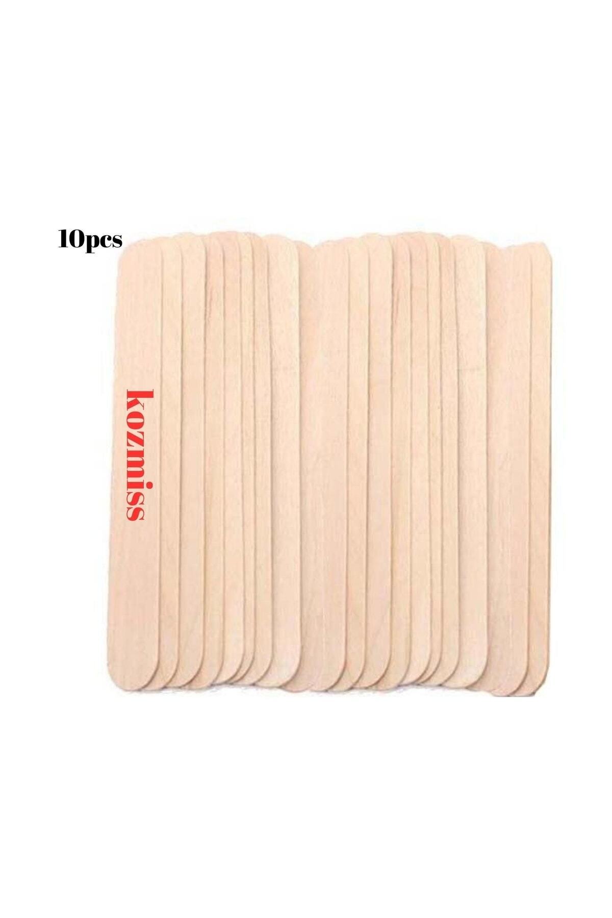 10 Adet Tahta Ağda Spatulası — spatulakozmissst — تصویر 2 از 2