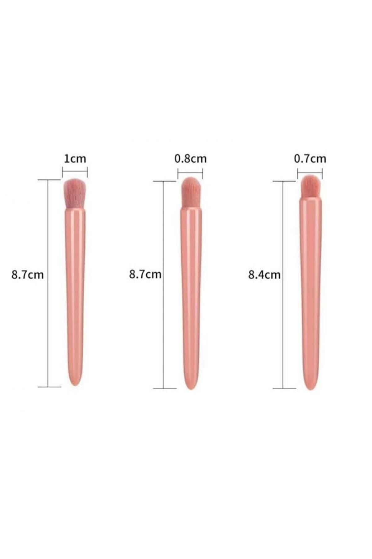 LİZAGOLD-Mirrored Brush Set with Transparent Box 5