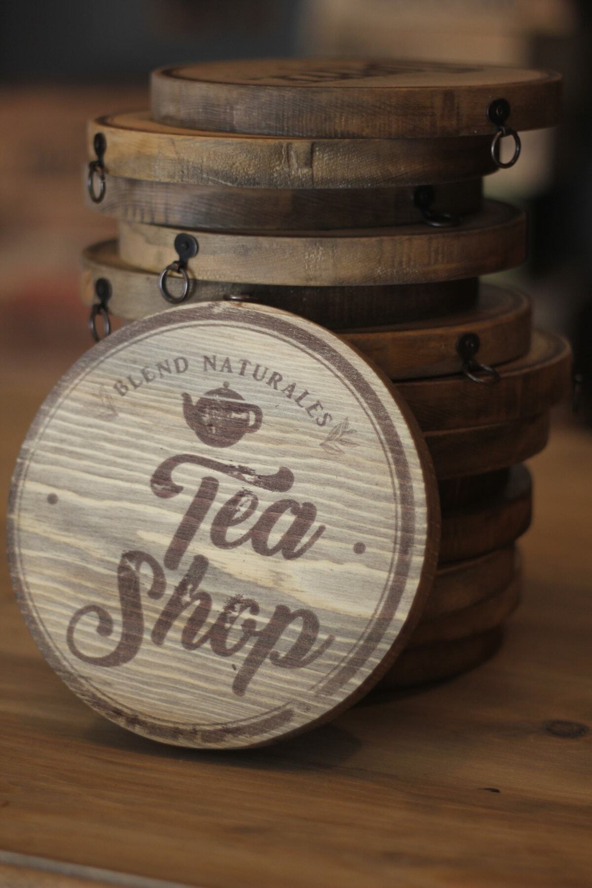 pratikolay Retro Doğal Ahşap Dekoratif Nihale