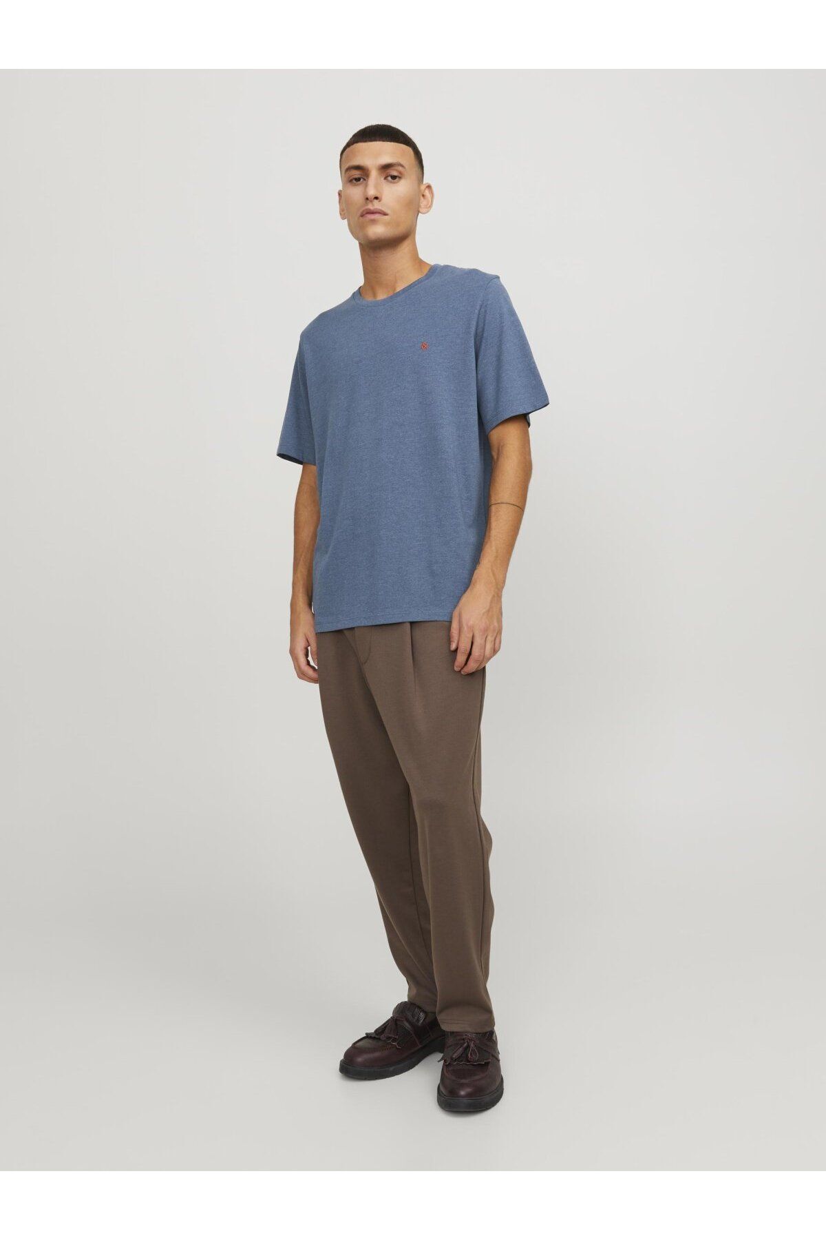 تیشرت مردانه آبی جک اند جونز | TYC4PFQGRN170800204628320 اورجینال - تصویر 3