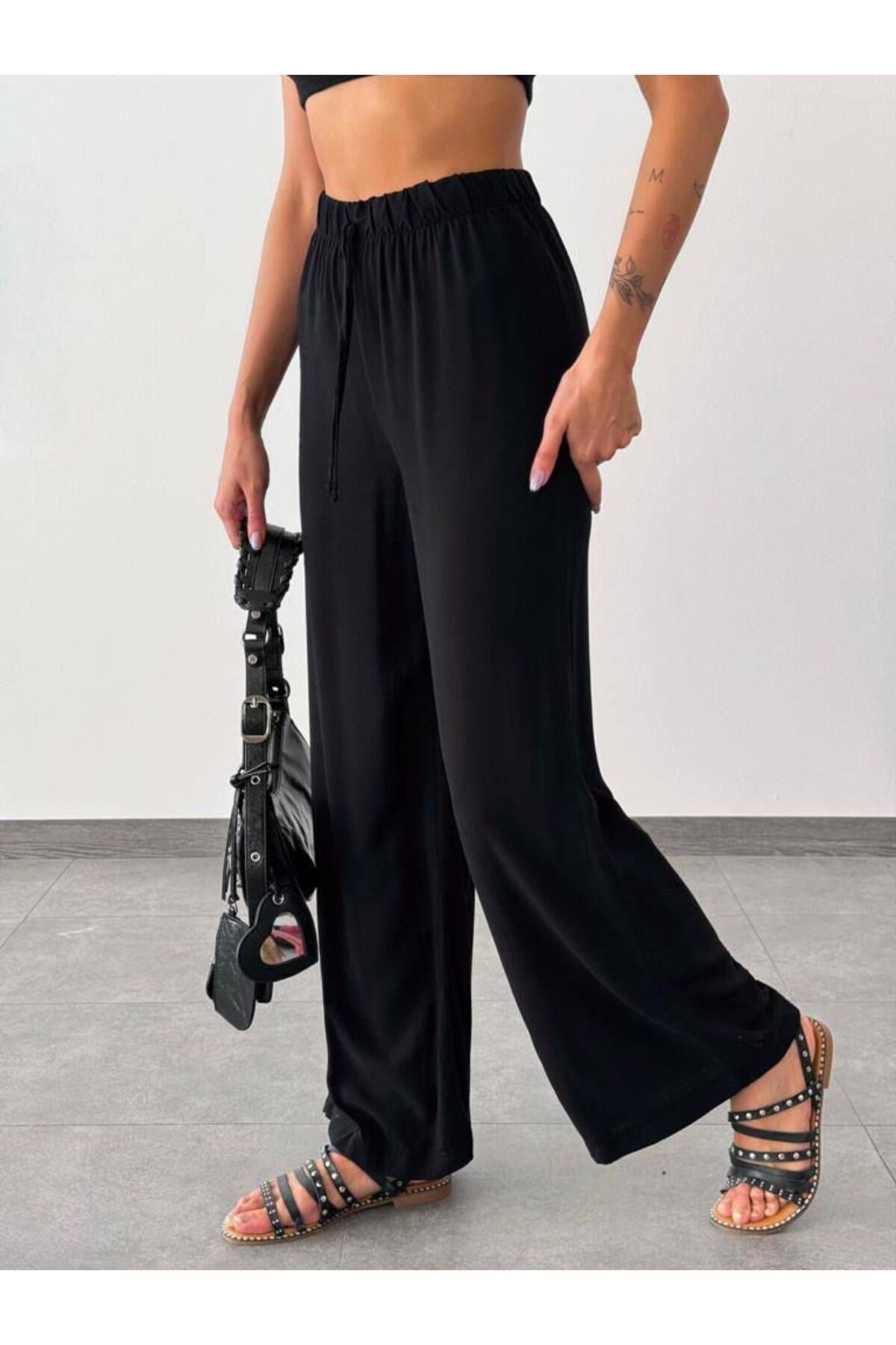 Oyer Moda Sweatpants Black Pants