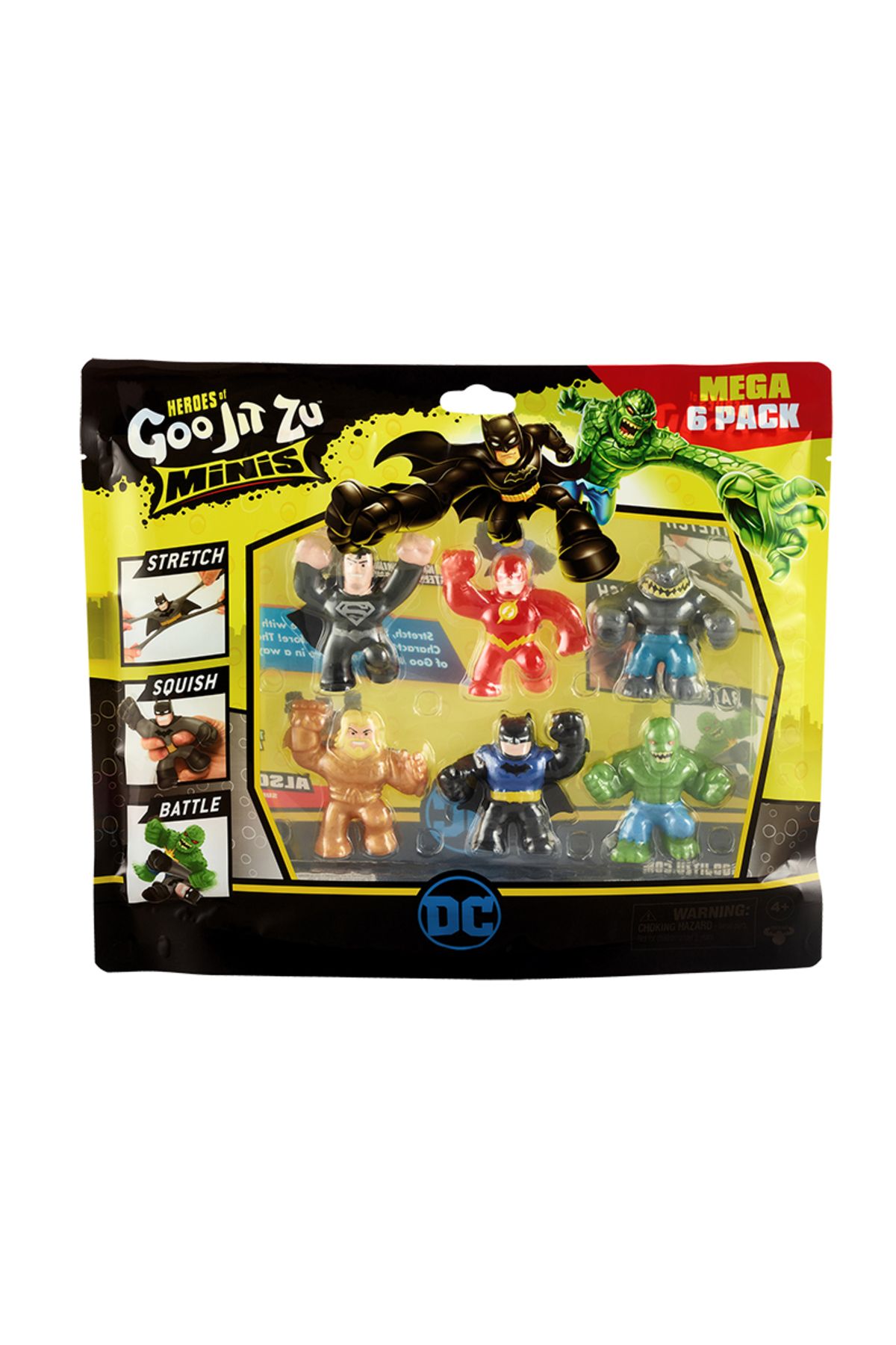 Giochi Presiozi-Pack of 6 Goojitzu Dc Mini Fabbatoys 2