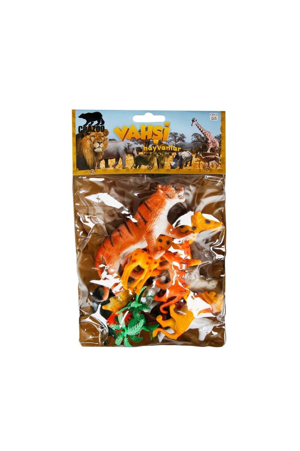 Игровой набор Sunman Wild Animals с сумкой среднего размера 07112 Tiger TXZCCFACB49793