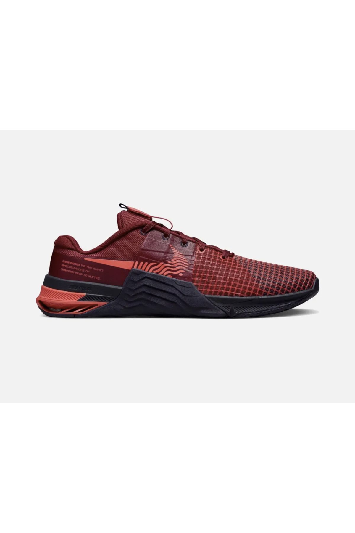 کفش دو و تمرین صورتی مردانه كتانى ورزشی دويدن مدل Metcon 8 نایک Nike