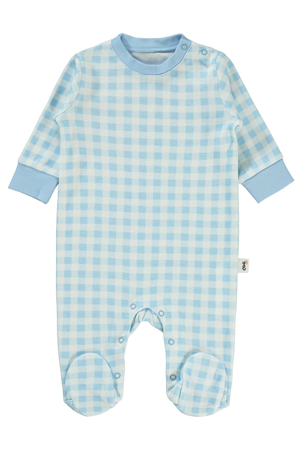 Комбинезон с пинетками Civil Baby для маленьких мальчиков 1–6 месяцев, голубой 08330H01624S1