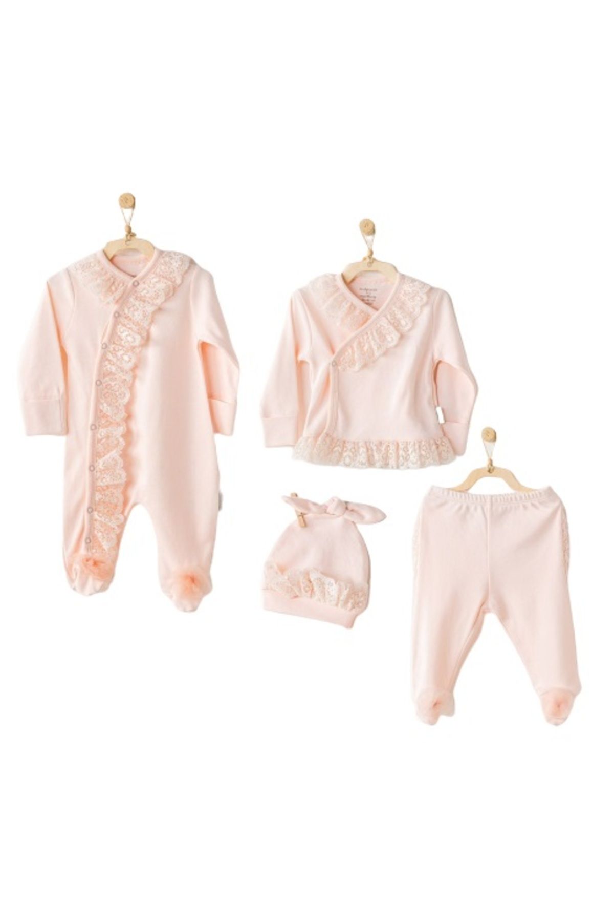 ac24264 chic girl 4 piece hospital outlet salmon