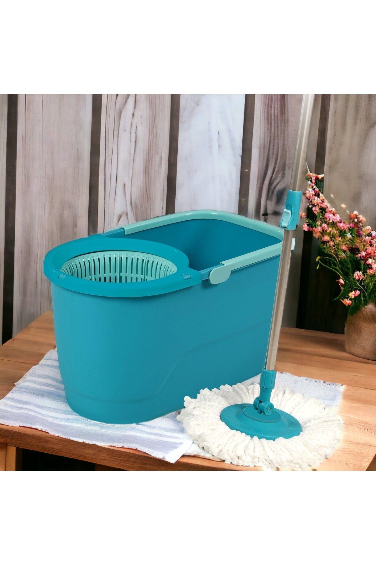 Motek MT-24 Trend Mikrofiber Başlıklı Temizlik Mop Seti - 2