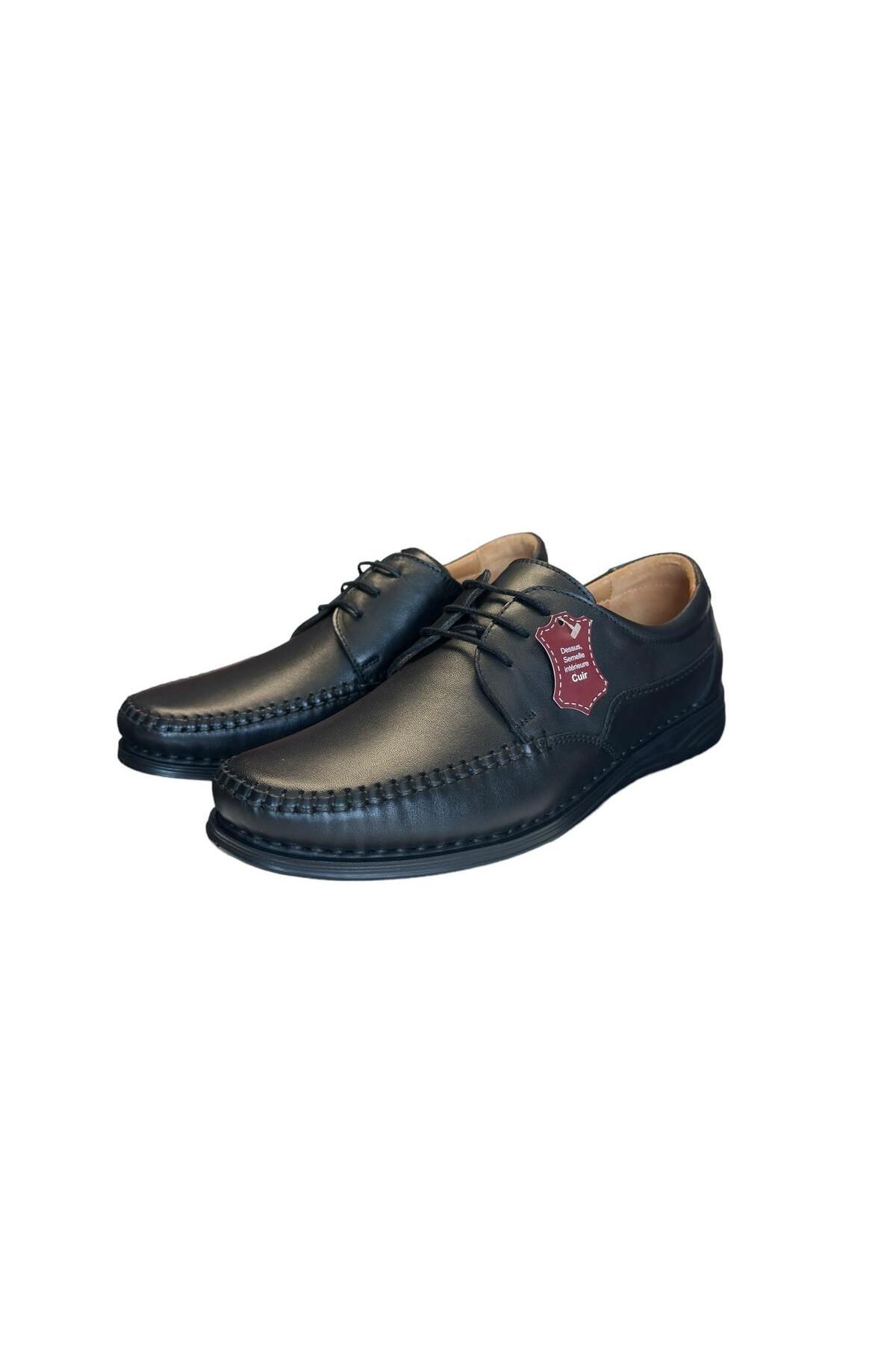 کفش های کژوال مردانه چرمی واقعی روزانه روزمره راحت BESS SHOES
