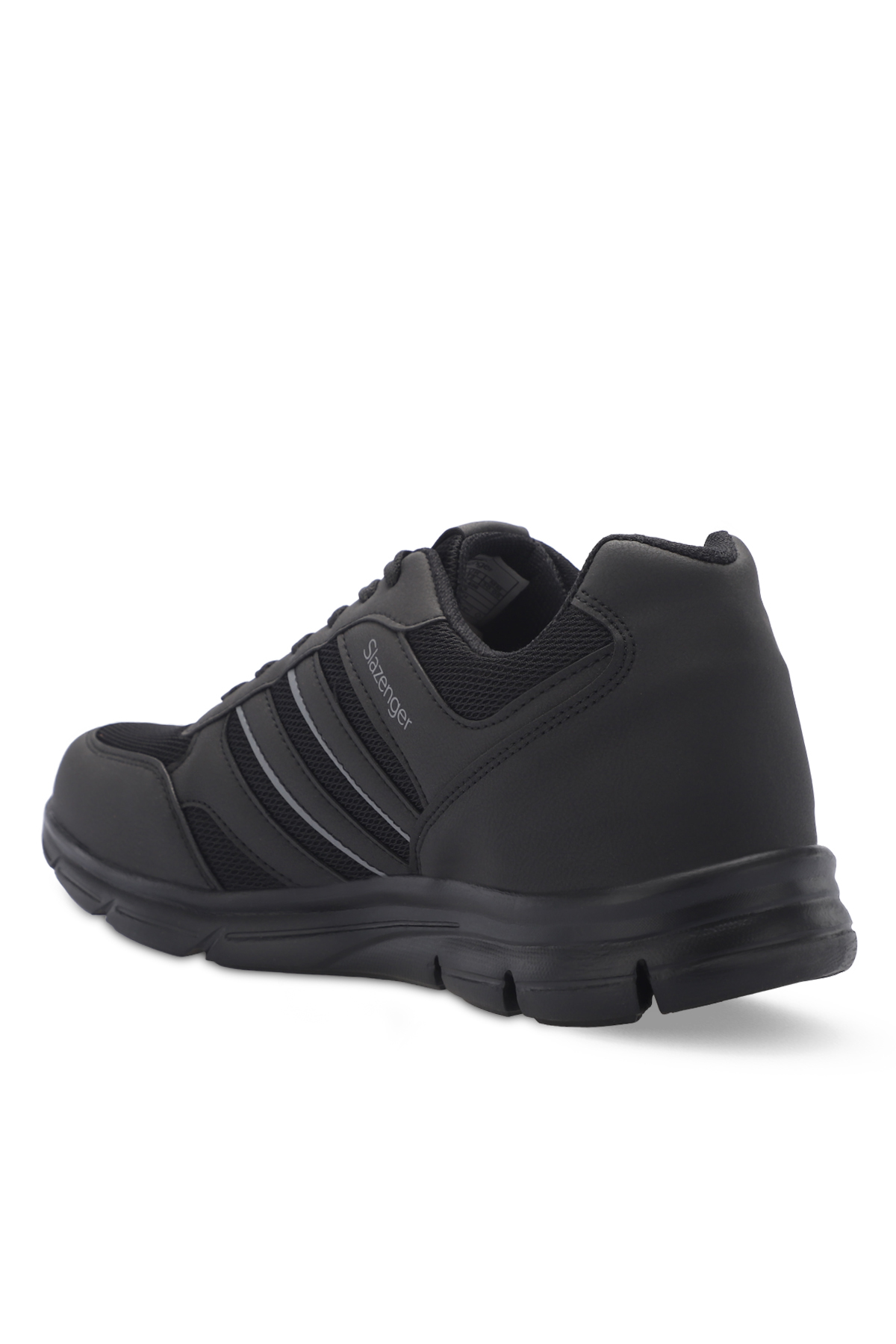 کفش اسنیکر اسلازنگر مردانه پارچه مشکی Big size/سایز بزرگ راسته      اسپرت | Slazenger SA14RE180 TR - تصویر 3