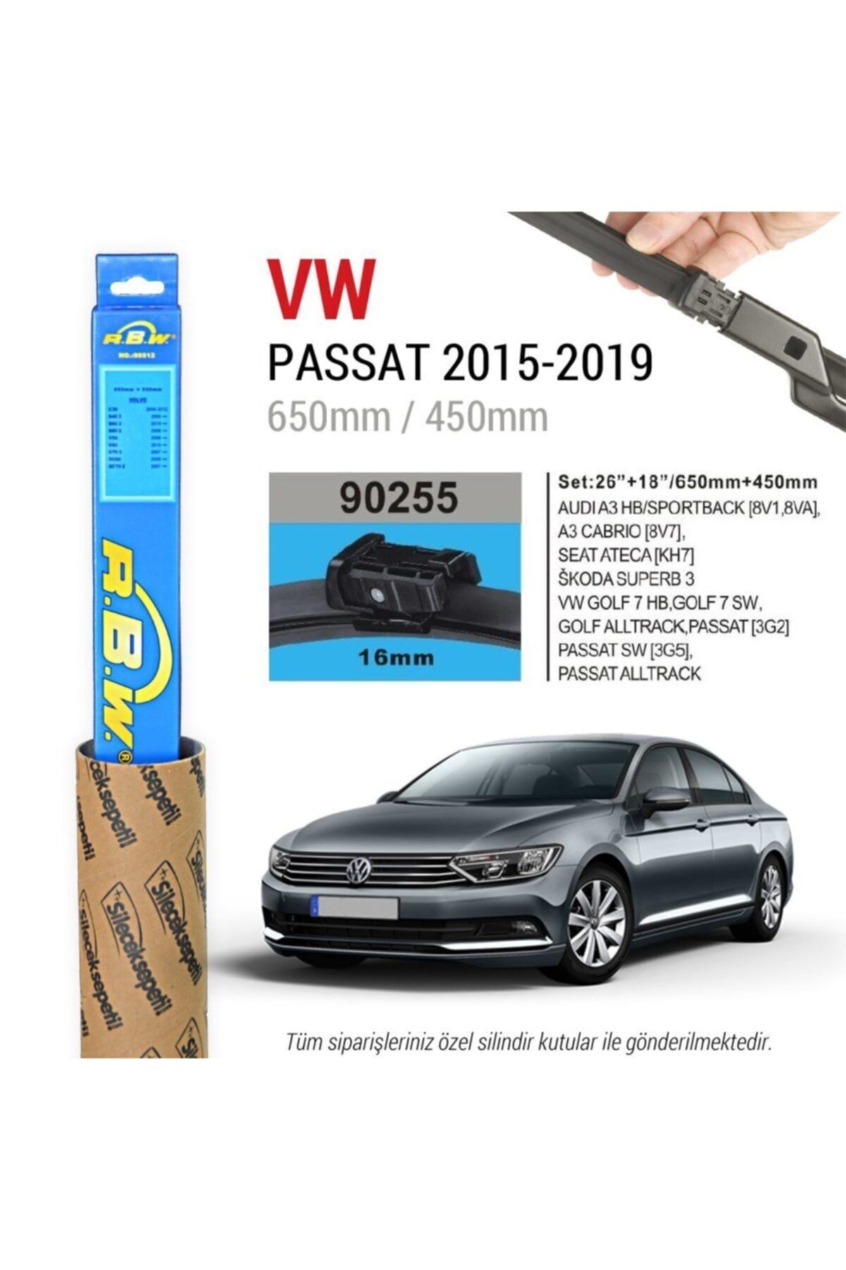 Rbw Vw Passat B8 Muz Silecek Takımı (2015-2021)