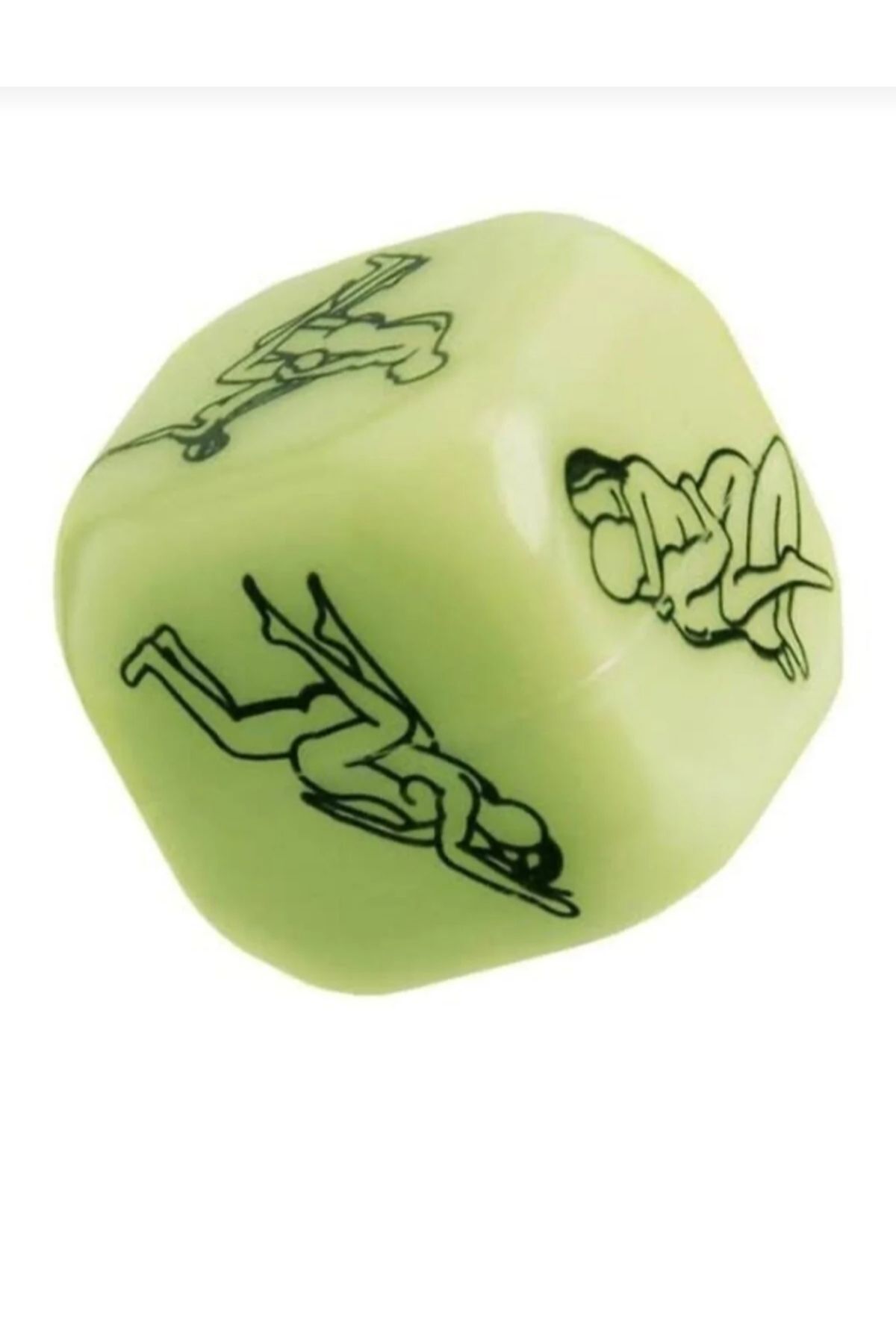 fosforlu kamasutra zar- fantazi zar-seks pozisyonu zarı- zar- karanlıkta parlar- 1 adet zar içerir