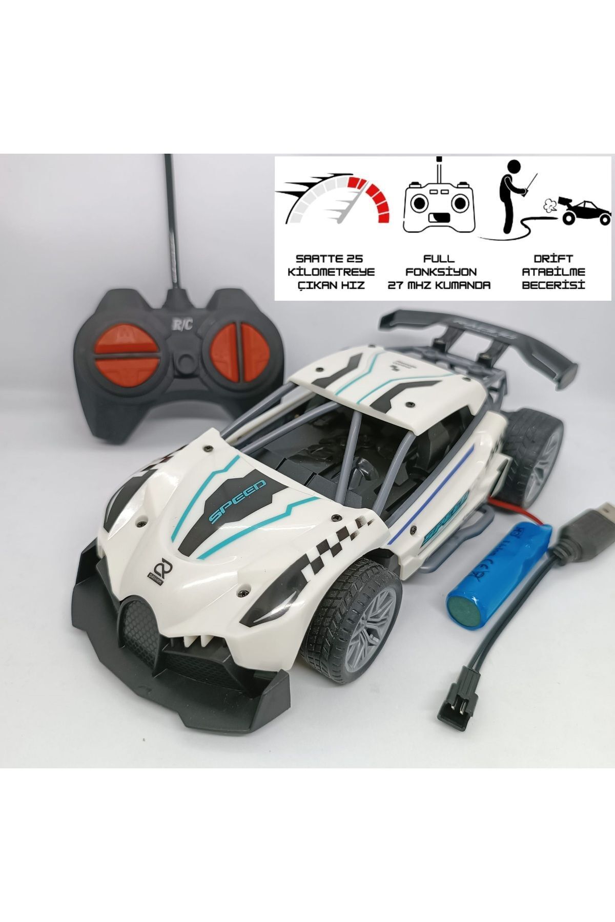 LRS STORE Süper Hızlı Uzaktan Kumandalı Şarjlı Araba Full