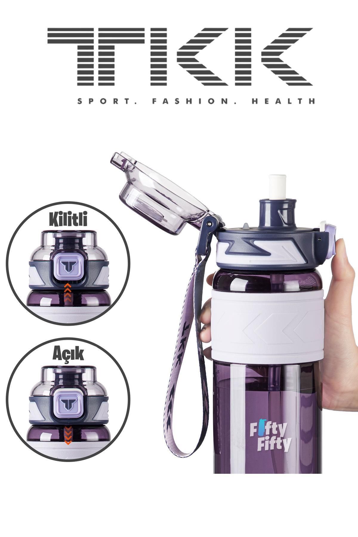Vagonlife-Tkk 600 ml Dual Use Tritan Water Bottle with Straw/Comfortable Drink Bpa-Free with Carrying Strap Fftkk1019 4
