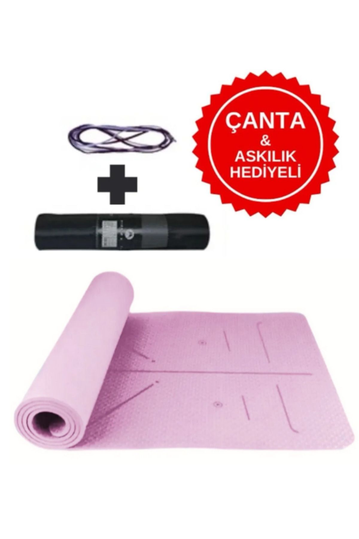 زیرانداز پیلاتس حصیر فوق العاده یوگا ضخامت 8 میلی متر TPE PILATES اکولوژیکی تمرین کوسن صورتی XTR Fitness