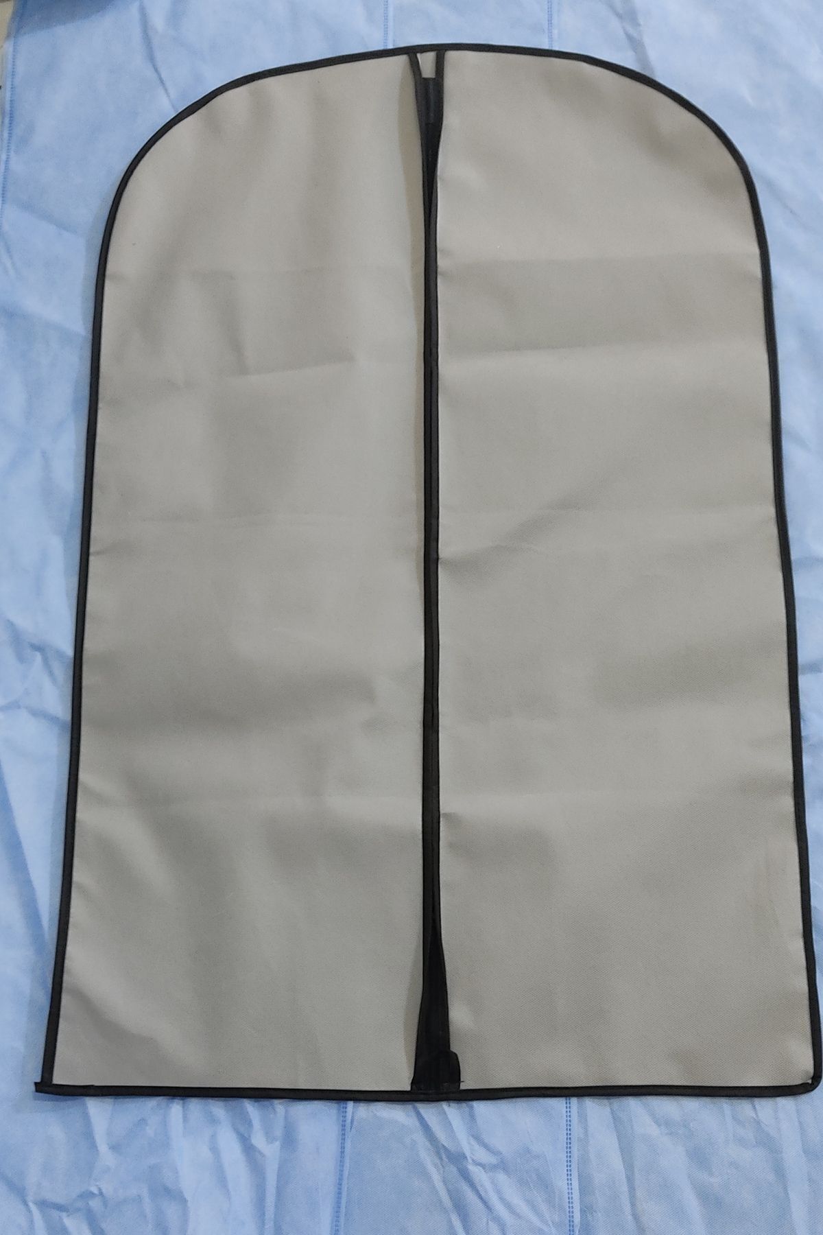 Takım Elbise Kılıfı, Elbise Koruyucu Hurç, Gamboç, 64*100 Cm, Gri Renk