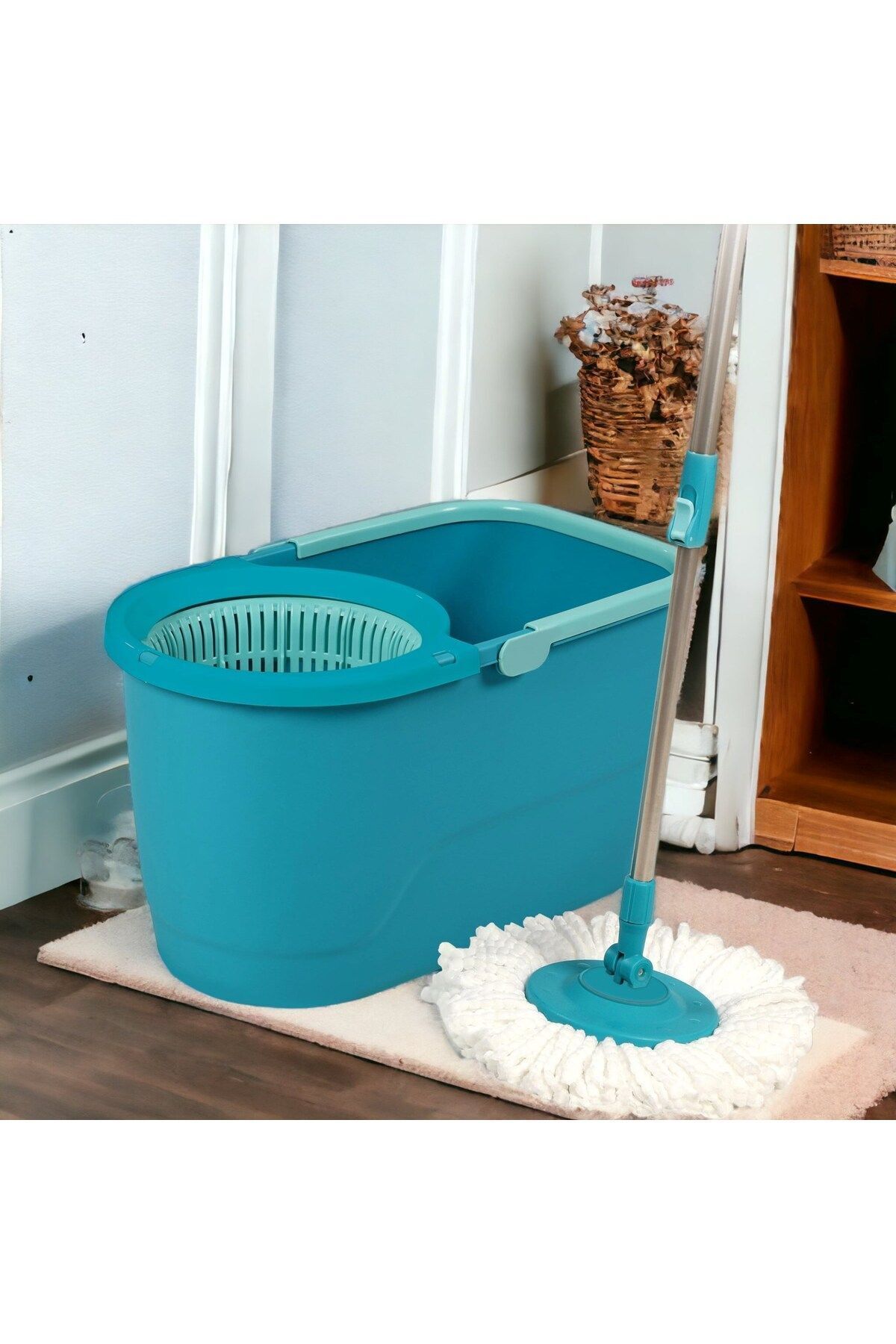 Motek MT-24 Trend Mikrofiber Başlıklı Temizlik Mop Seti - 1