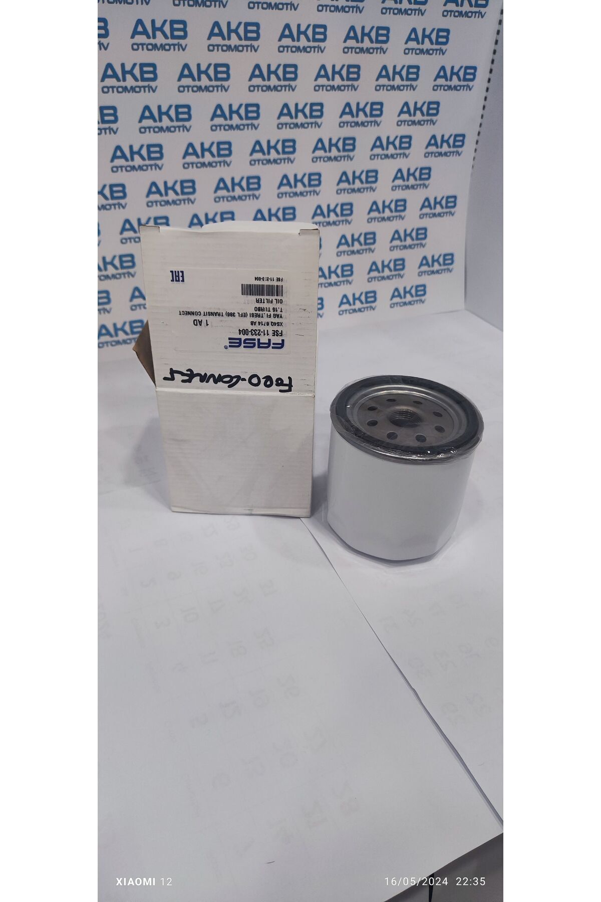 FASE YAĞ FİLTRESİ TRANSİT T15 CONNET 1.8