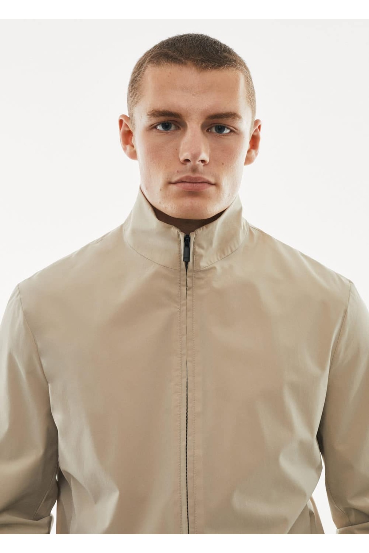 ژاکت مردانه بژ منگو | 57040560 اورجینال - تصویر 7