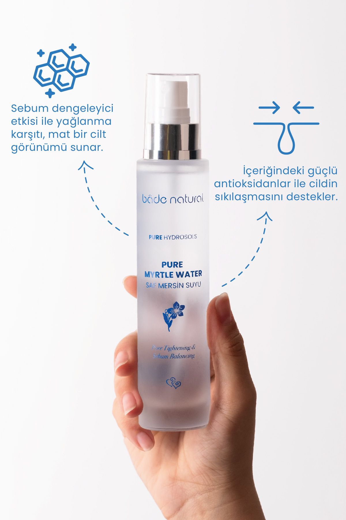 تونر MERSIN PORE FORE TONIC 100 ٪ طبیعی و خالص میل Bade Natural