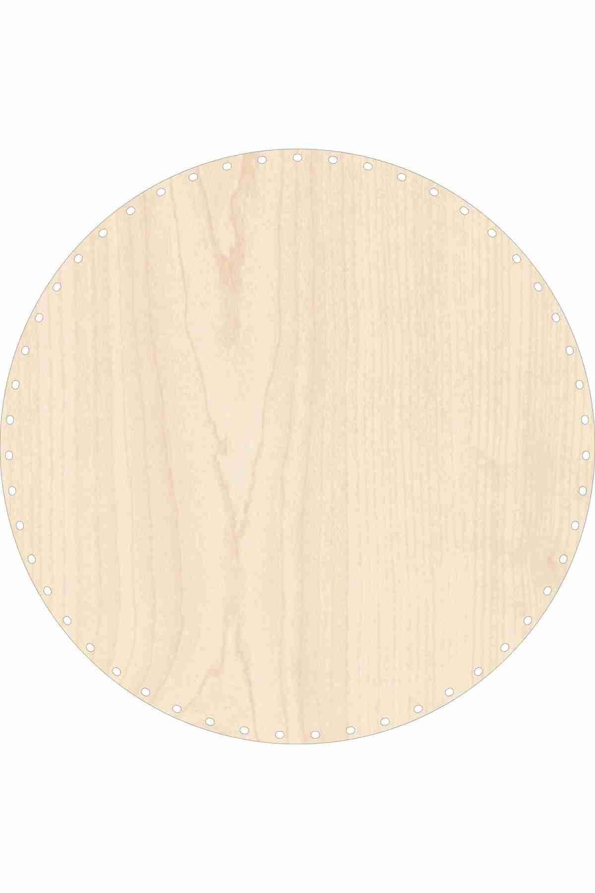 SUN LAZER Rattan Örgü Taban Plakası Yuvarlak 34x34 Banu