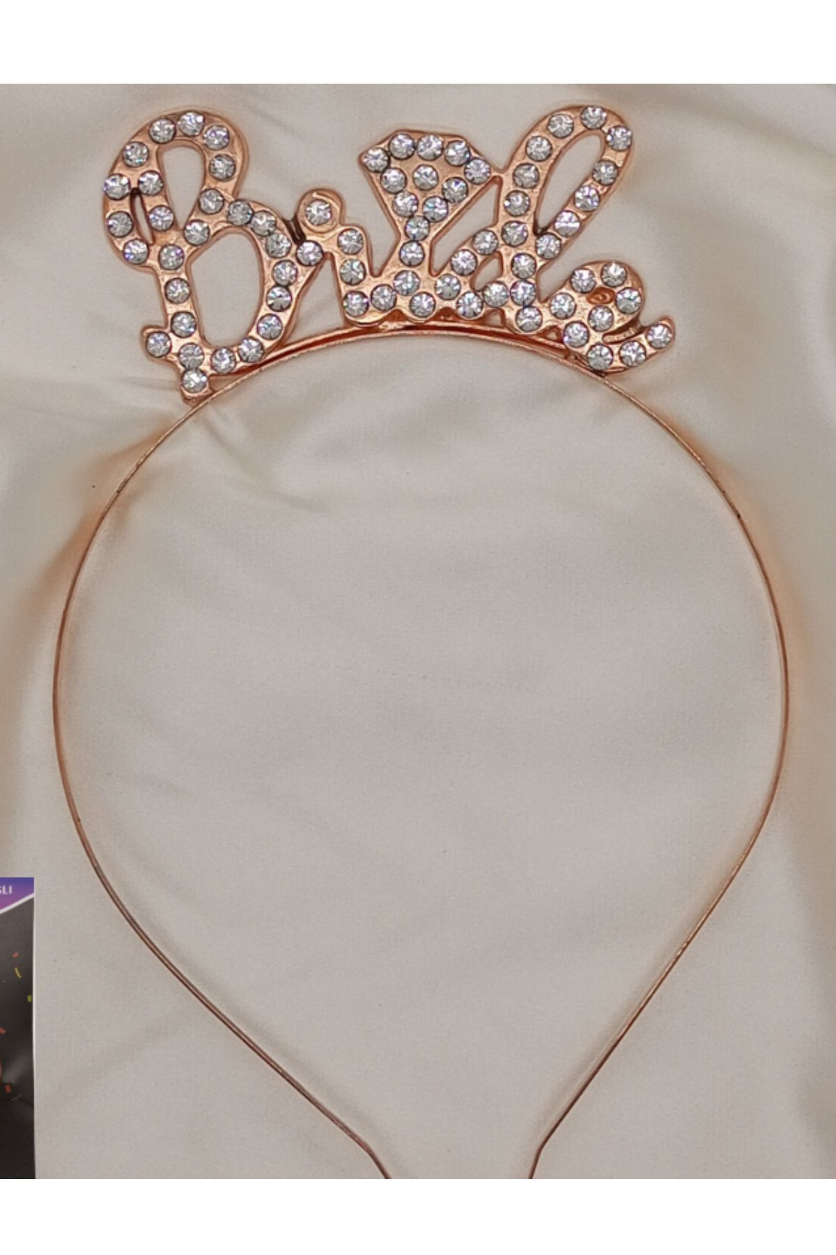 ELGALA-BRIDE Written Metal Stone Crown Decoration Crown 1