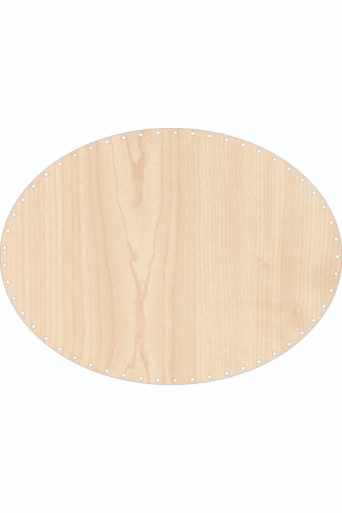 SUN LAZER Rattan Örgü Taban Plakası Elips 40x30 Banu