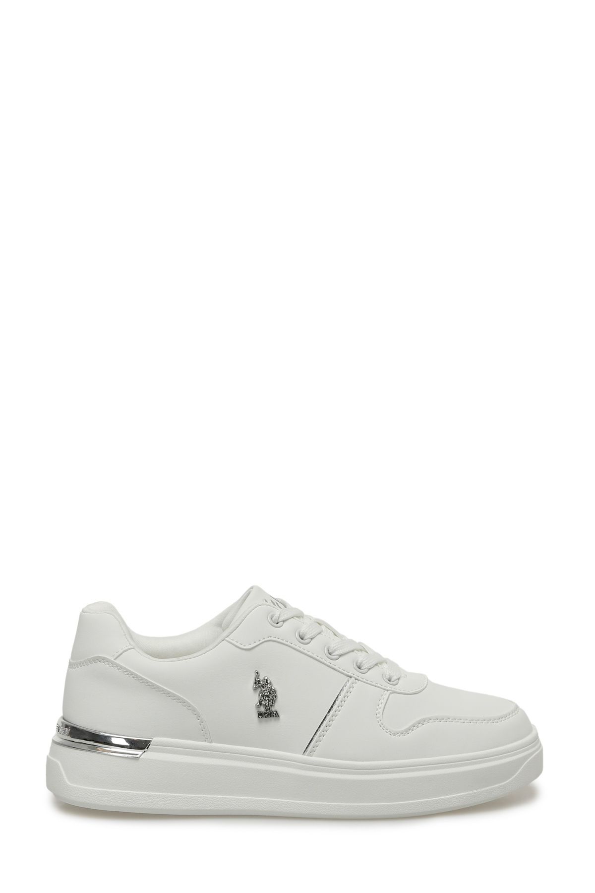 کفش ورزشی زنانه سفید ALKA 4FX U.S. Polo Assn.