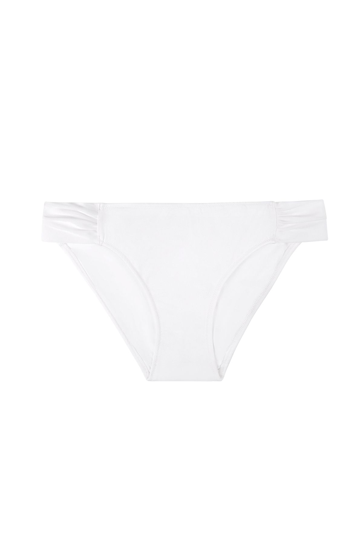 SUWEN-Bikinihose mit seitlichen Plissees 1