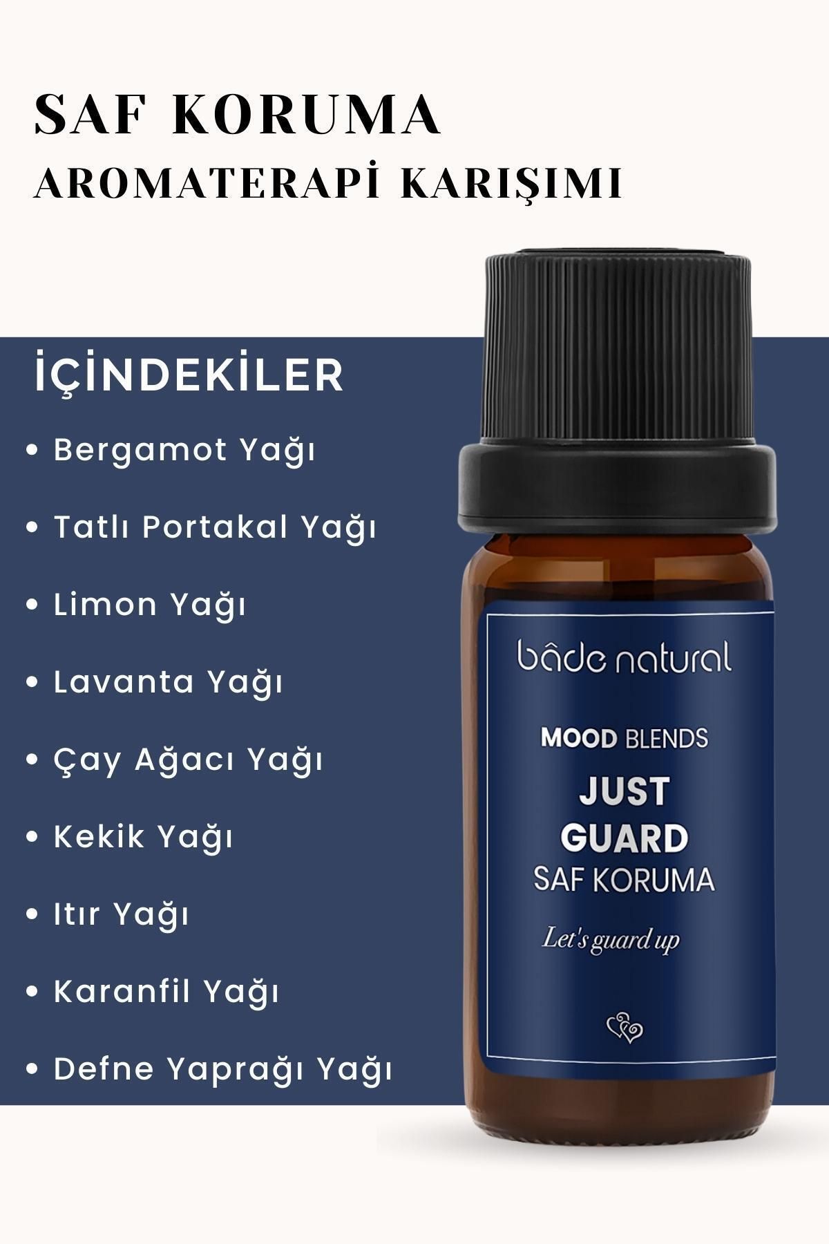 روغن مراقبتی مخلوط آروماتراپی محافظت خالص 10 میل Bade Natural