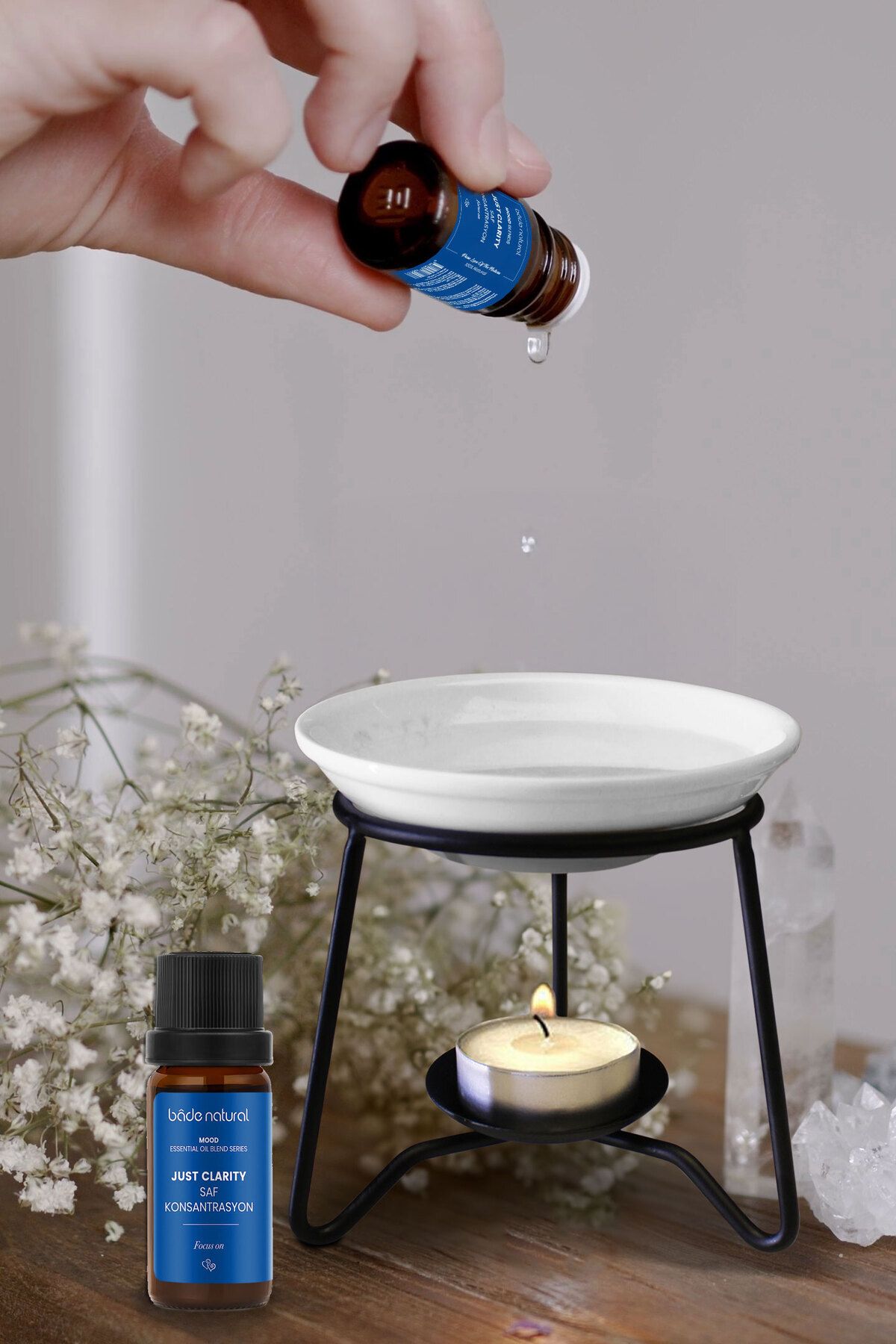 روغن مراقبتی مخلوط آروماتراپی غلظت خالص 10 میل Bade Natural