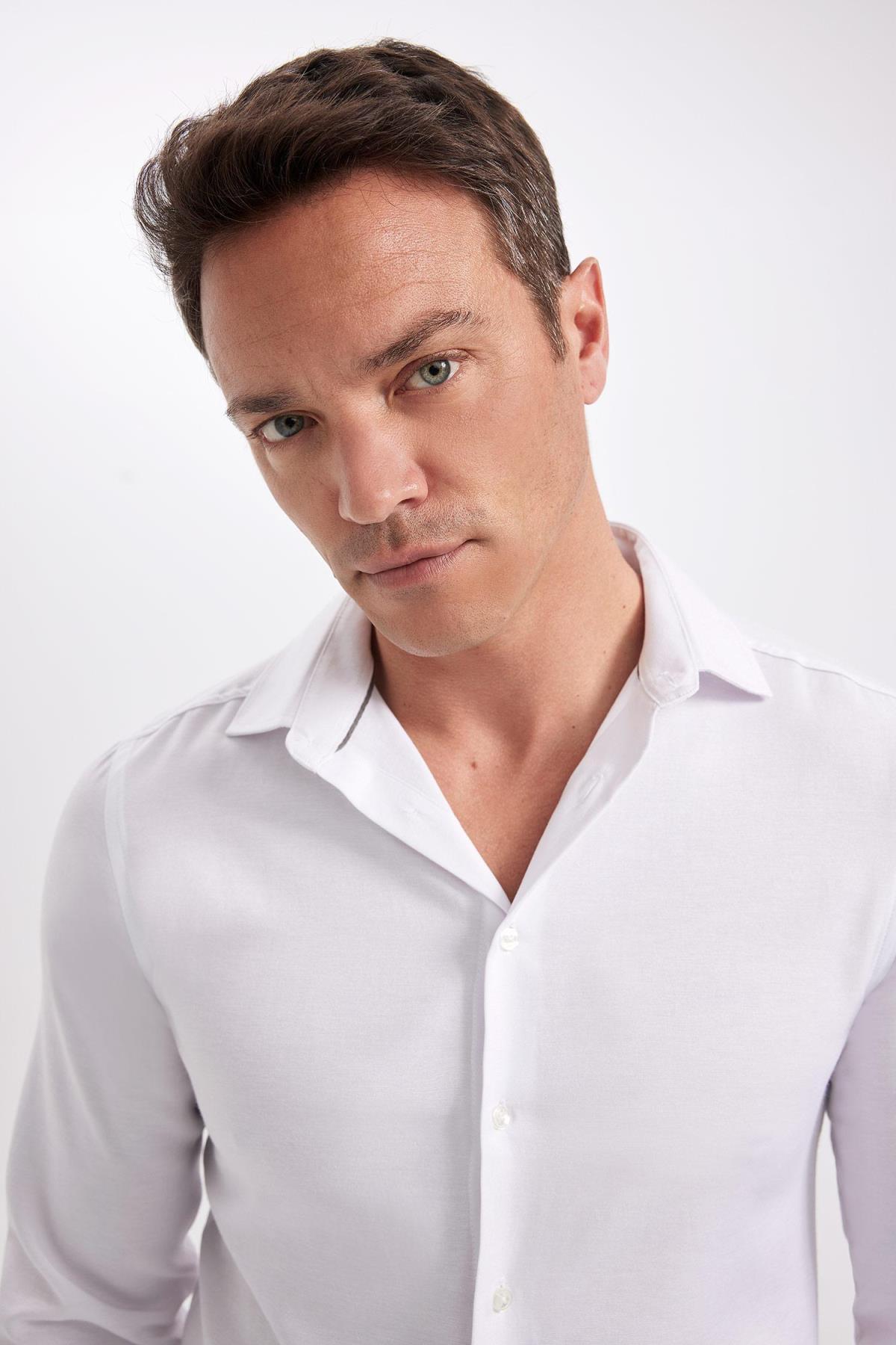 پیراهن مردانه دفاکتو | R4340AZNS Defacto - Image 3