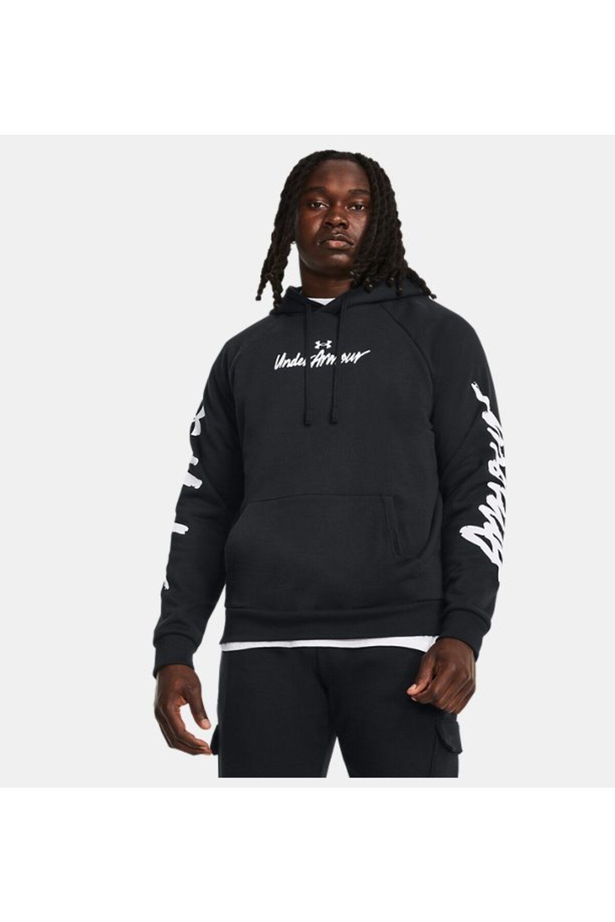 Under Armour UA Rival Fleece Graphic Men s Hoodie 1379760 001 Trendyol