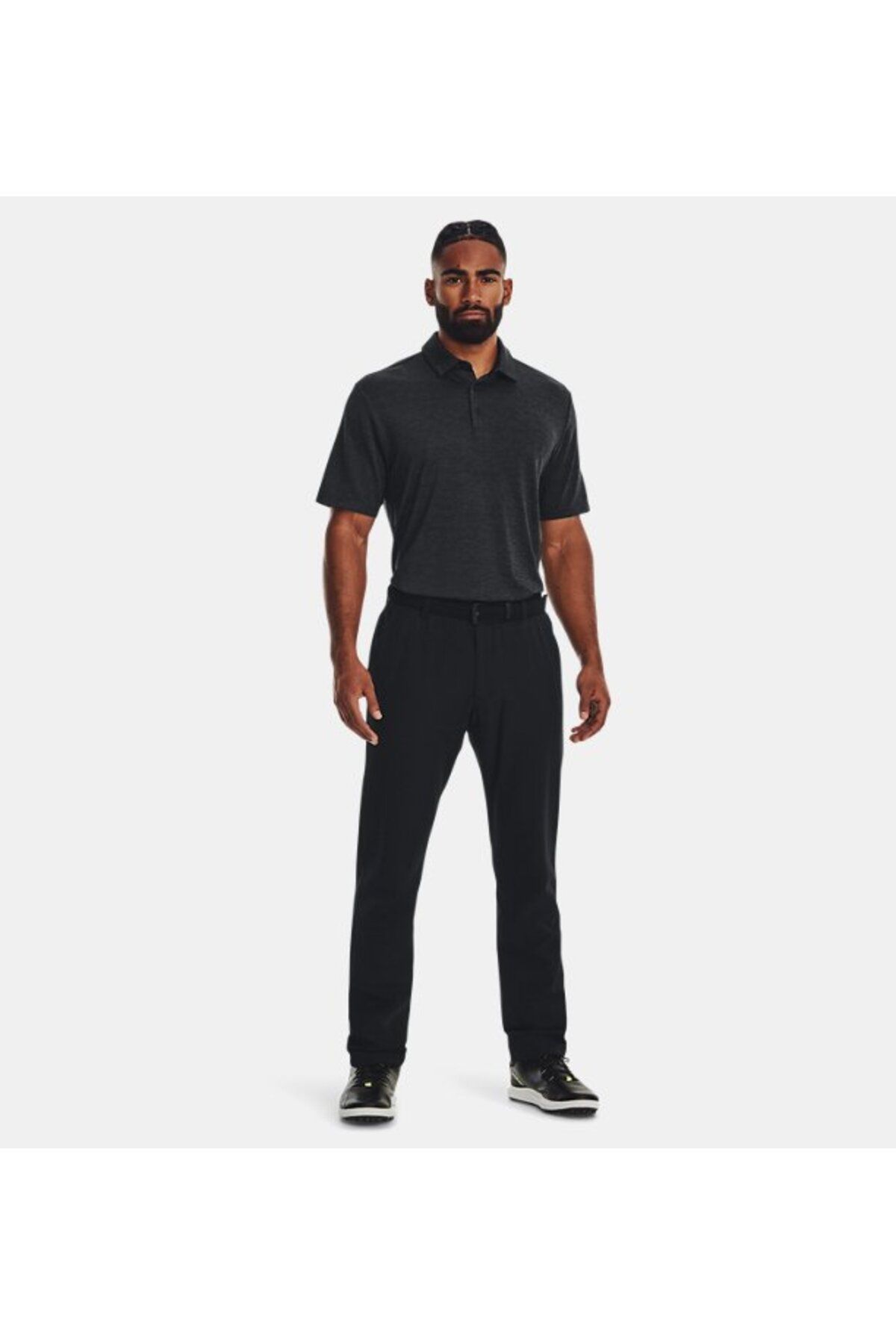 تی شرت ورزشی مشکی مردانه UA 3.0 POLO 001 Under Armour