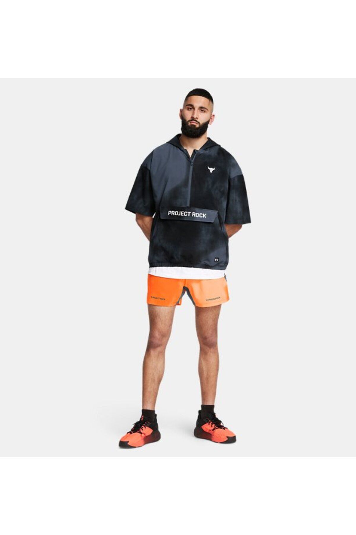 سویشرت ورزشی مشکی مردانه پروژه ROCK WARM UP MONT 044 Under Armour