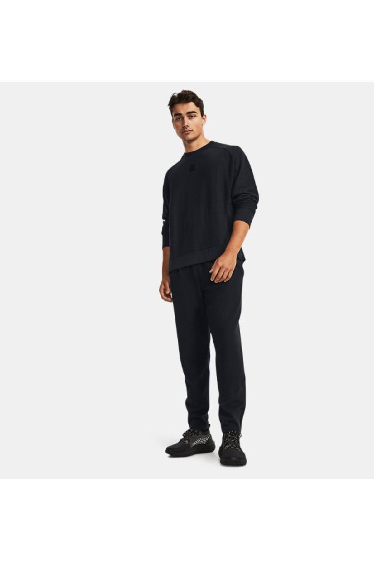 سویشرت ورزشی مشکی مردانه Croose Fleece Ua عثمانی در 1373877 002 Under Armour