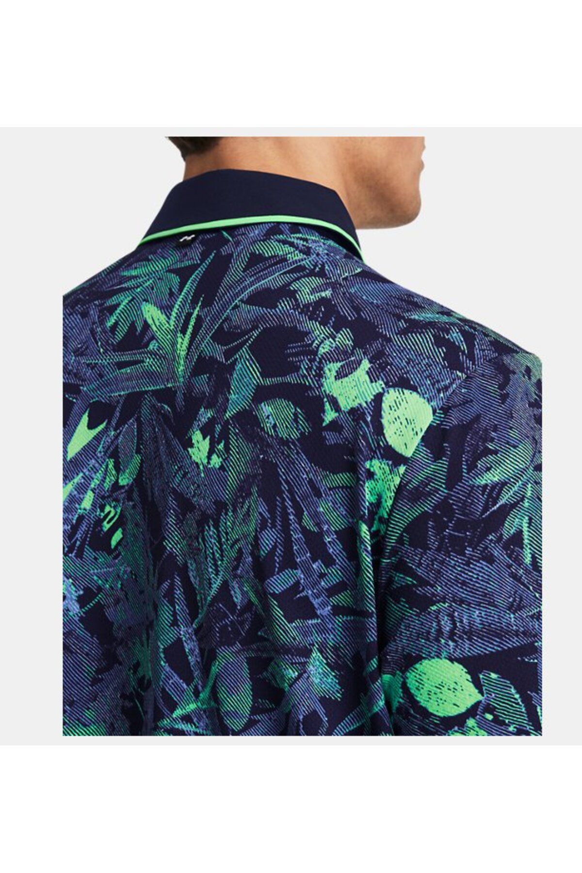 تی شرت ورزشی آبی مردانه EDGE POLO 412 اورجینال Under Armour