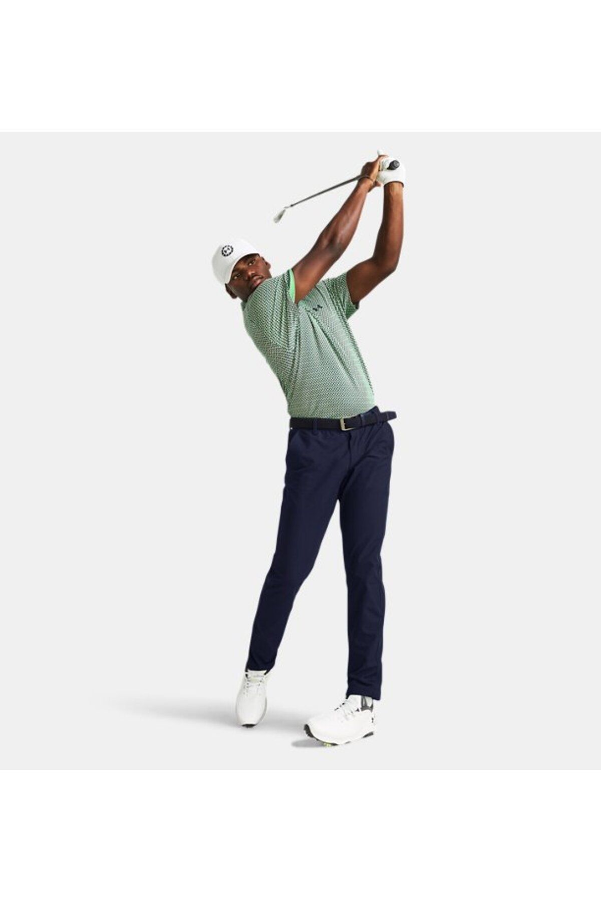 تی شرت ورزشی سبز مردانه Playoff 'S UA 3.0 چاپی Polo 1378677 350 Under Armour