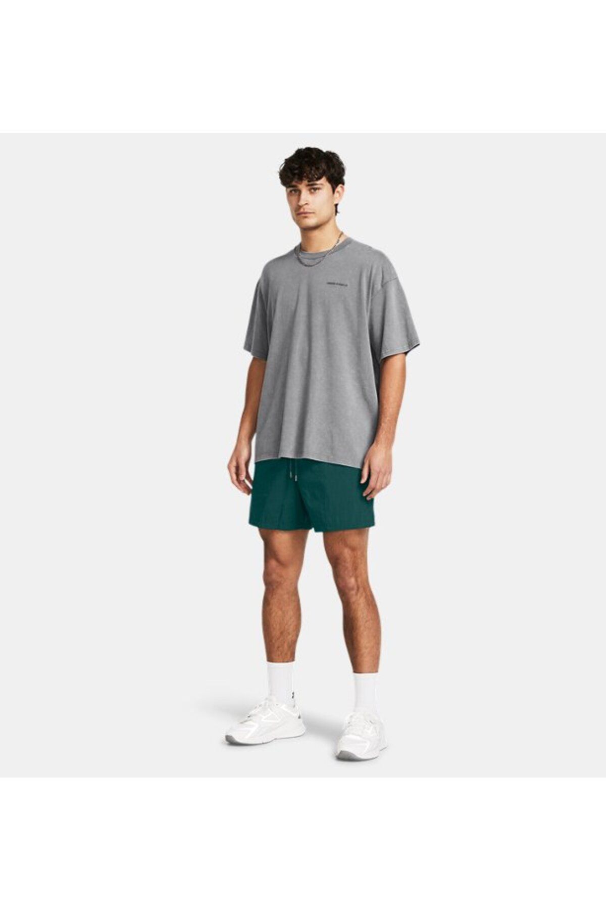 شورت ورزشی سبز مردانه نماد UA Crnk Volley Sts 1383351 449 Under Armour