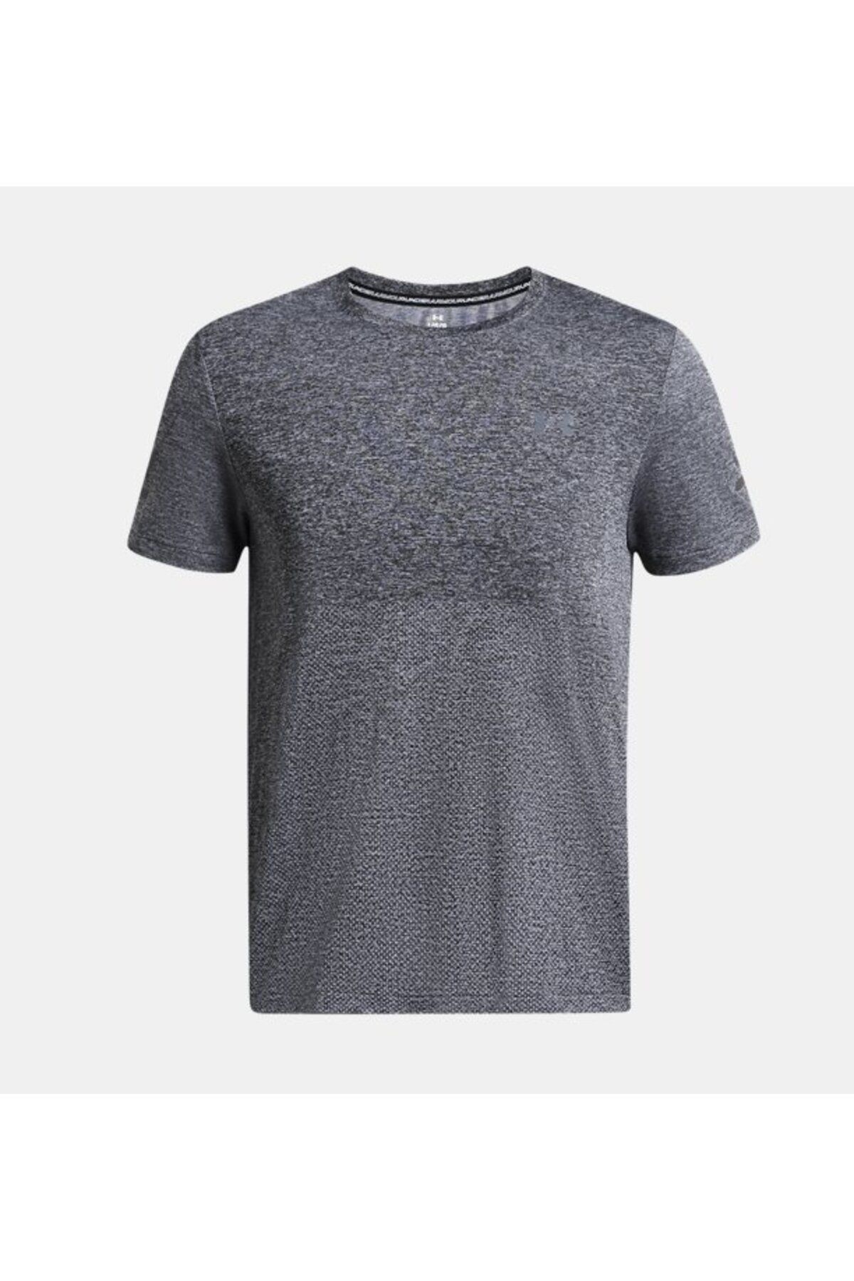 تی شرت ورزشی خاکستری مردانه آستین کوتاه و یکپارچه 539 Under Armour