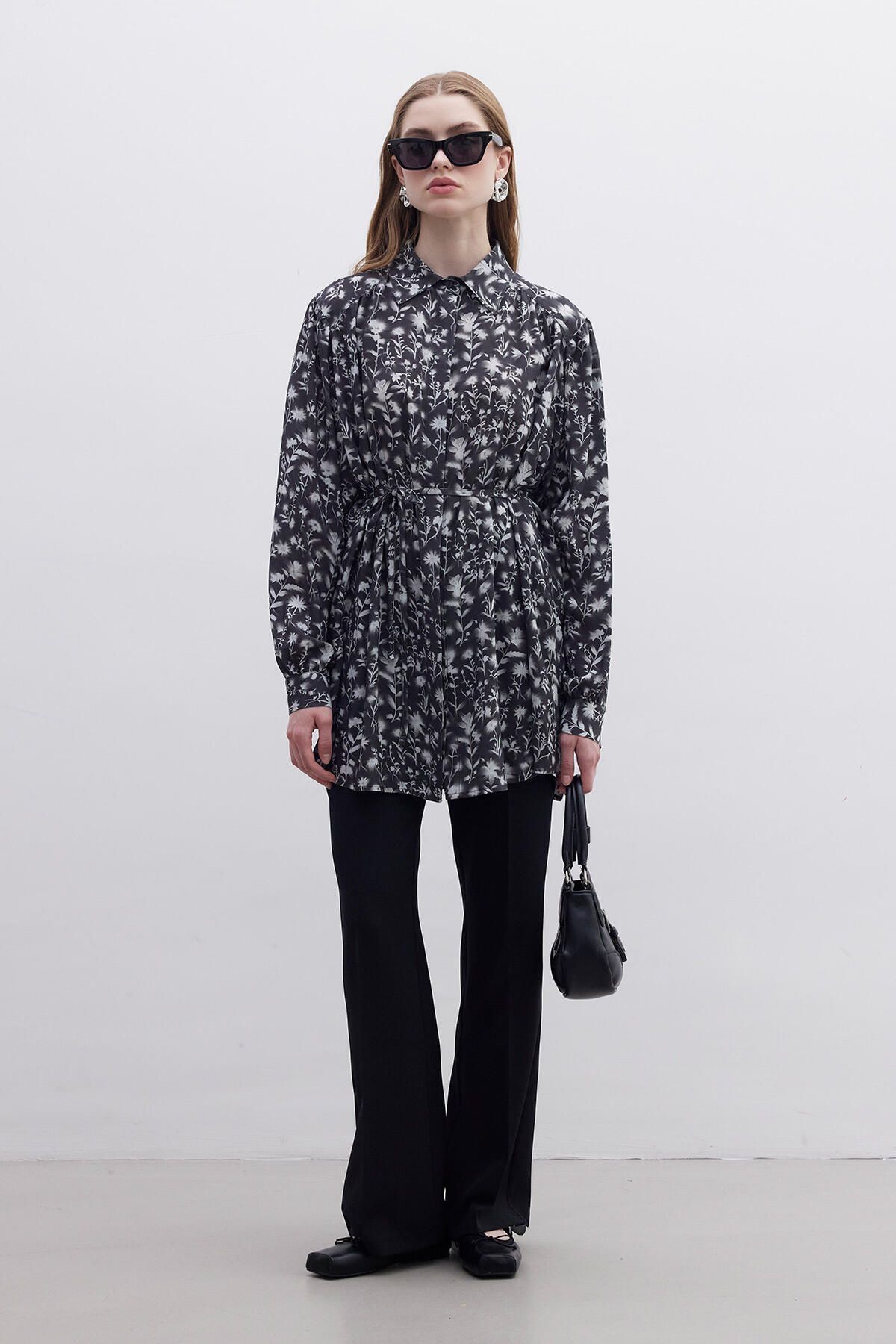 Manuka-Retro Viscose Shirt - Flower Style 3
