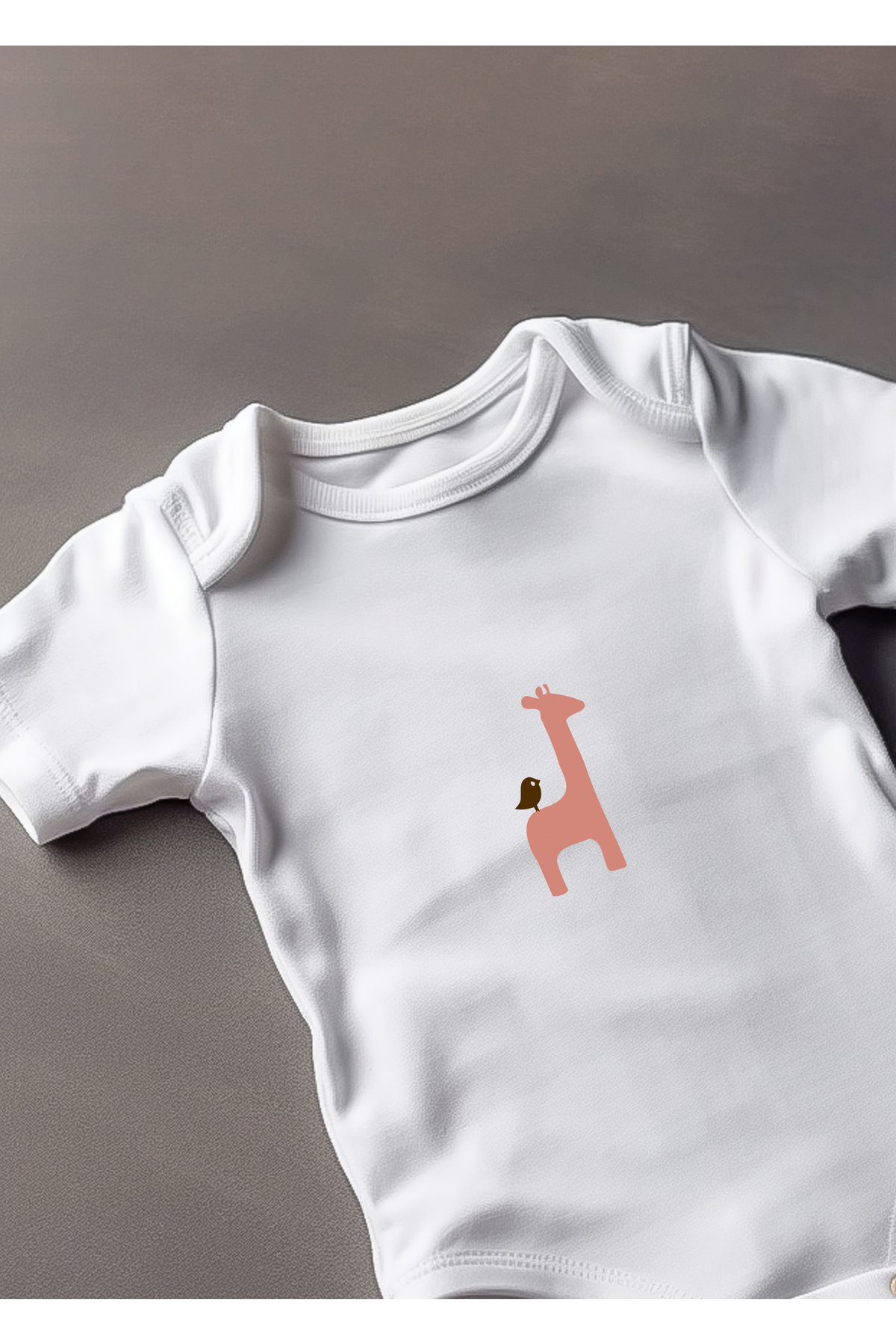 بادی نوزادی پسرانه – دخترانه سفید Lotus Baby | LTSBBYZRFAKUS اورجینال - تصویر 2