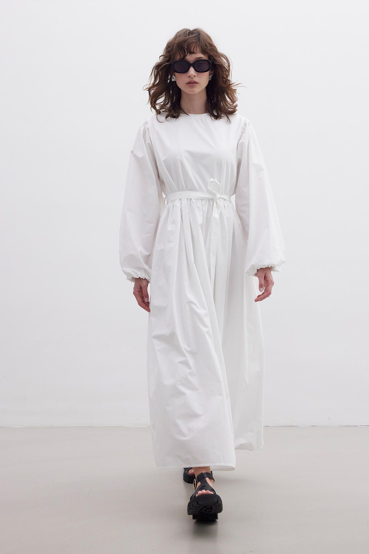 Manuka-Rochie Poplin Premium Ecru - Adunat 6