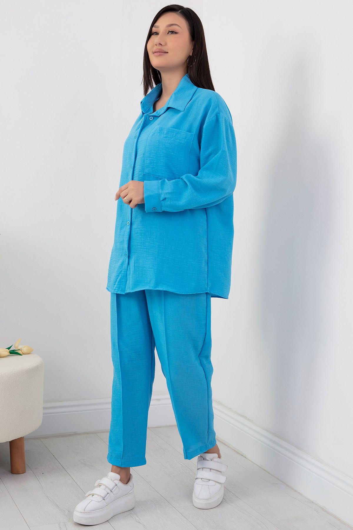 PULLIMM-6770 Model Double Set - With Buttons and Pockets 5