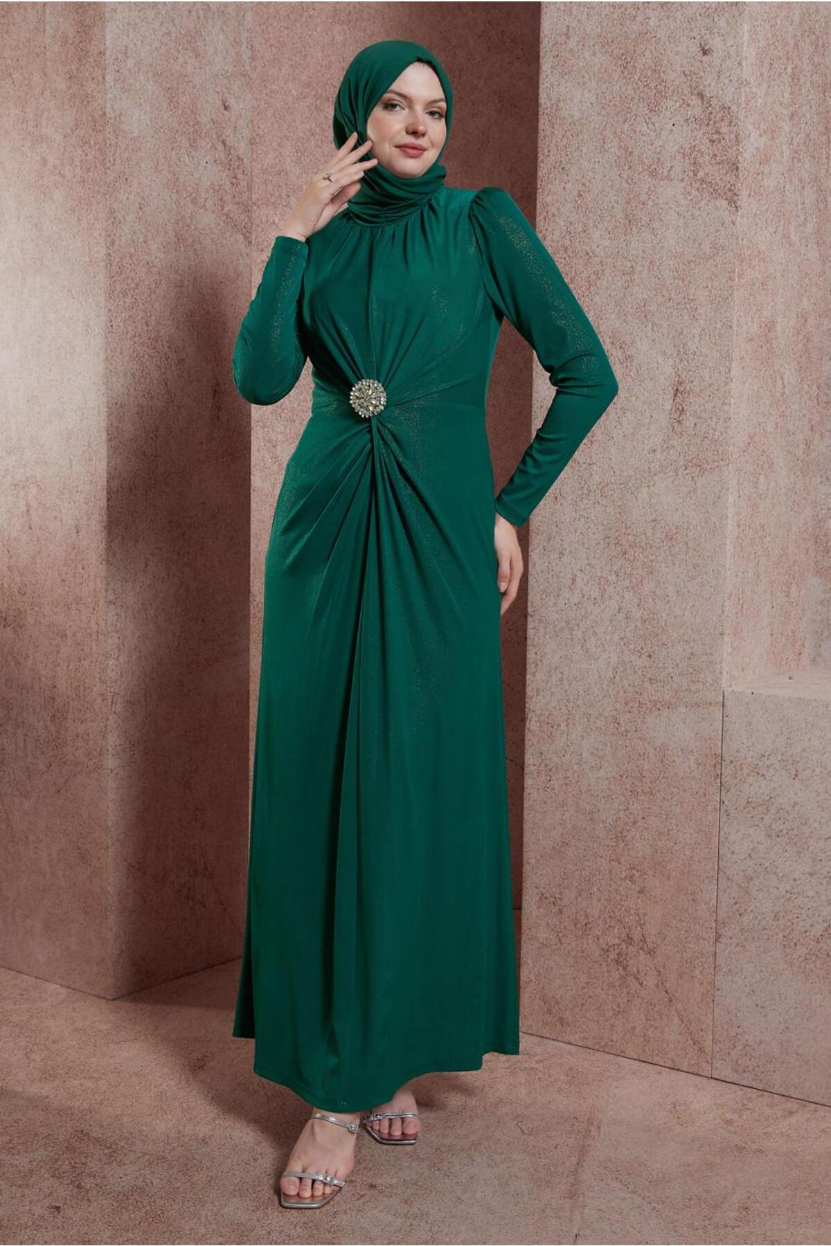 مانتو ابایا زنانه آلوینا | 24YABL0050416 Alvina - Image 2