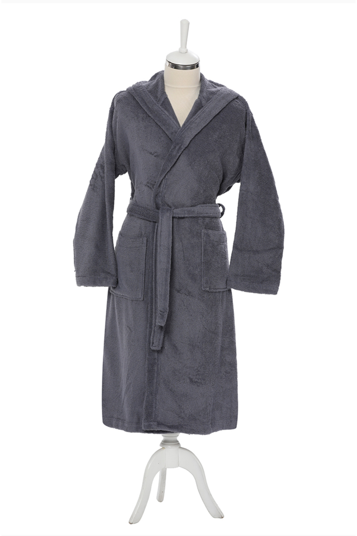 Özdilek CLASSIC BORNOZ GRI KAPŞONLU (XL)