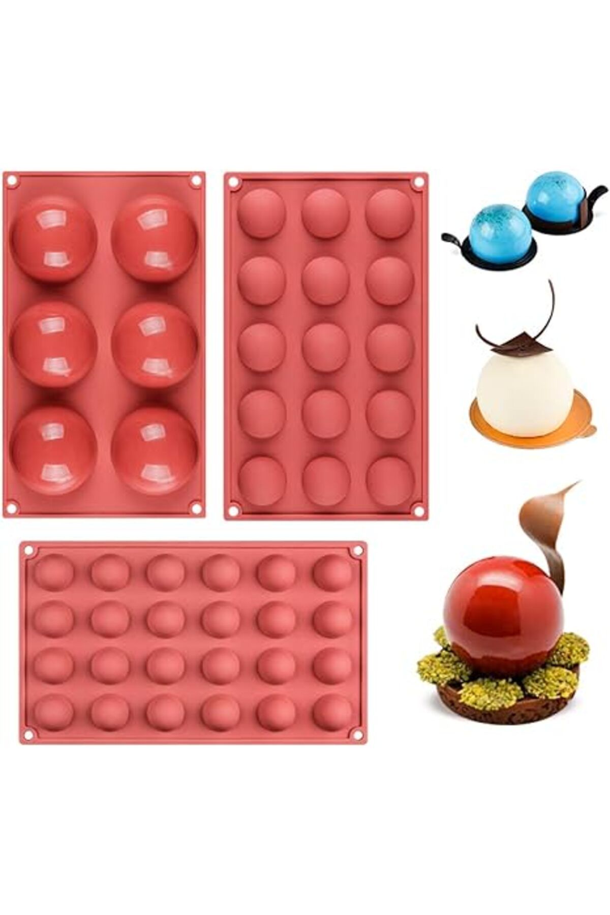 öztürkler-8-Piece Hemisphere Silicone Form 2