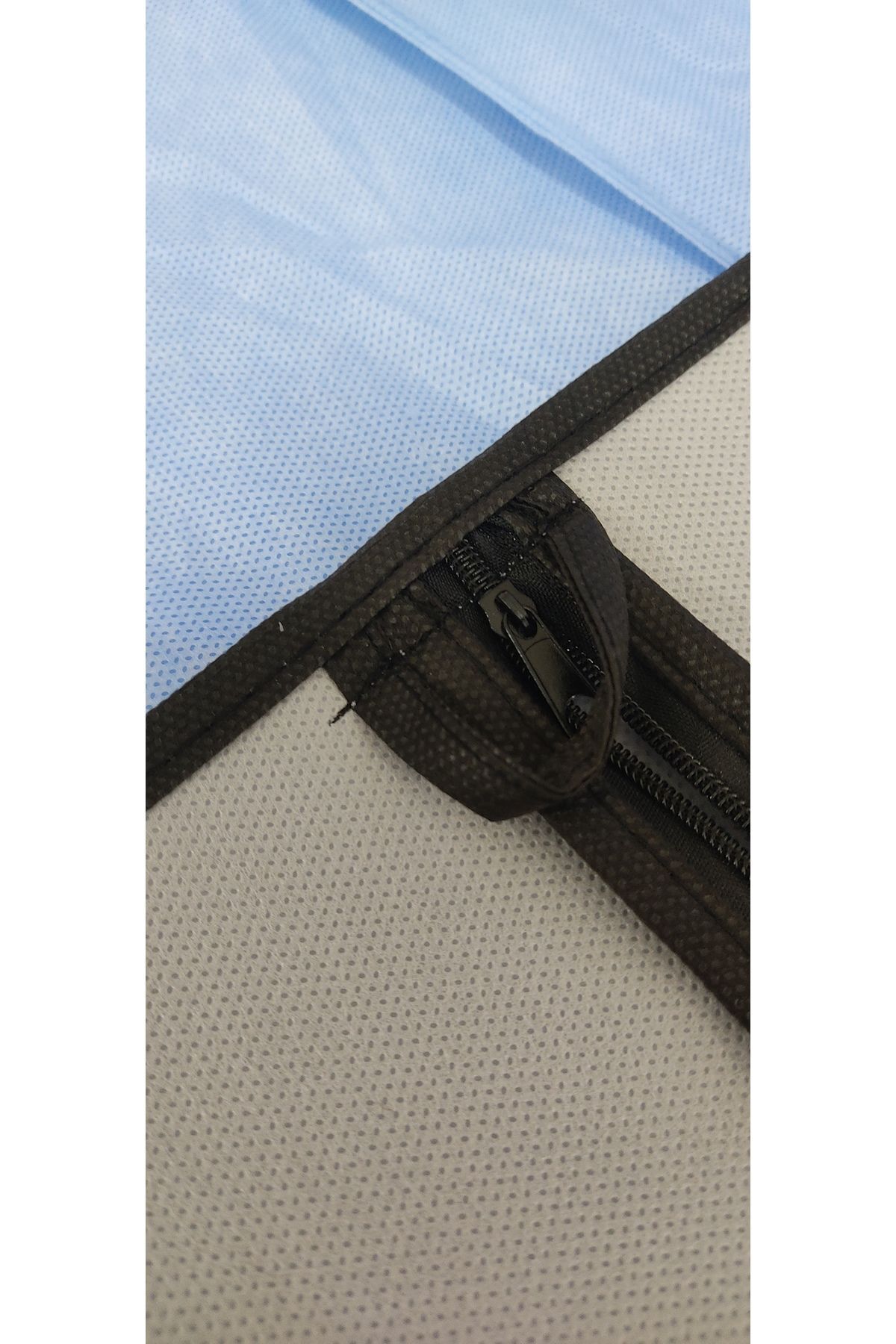 Takım Elbise Kılıfı, Elbise Koruyucu Hurç, Gamboç, 64*100 Cm, Gri Renk