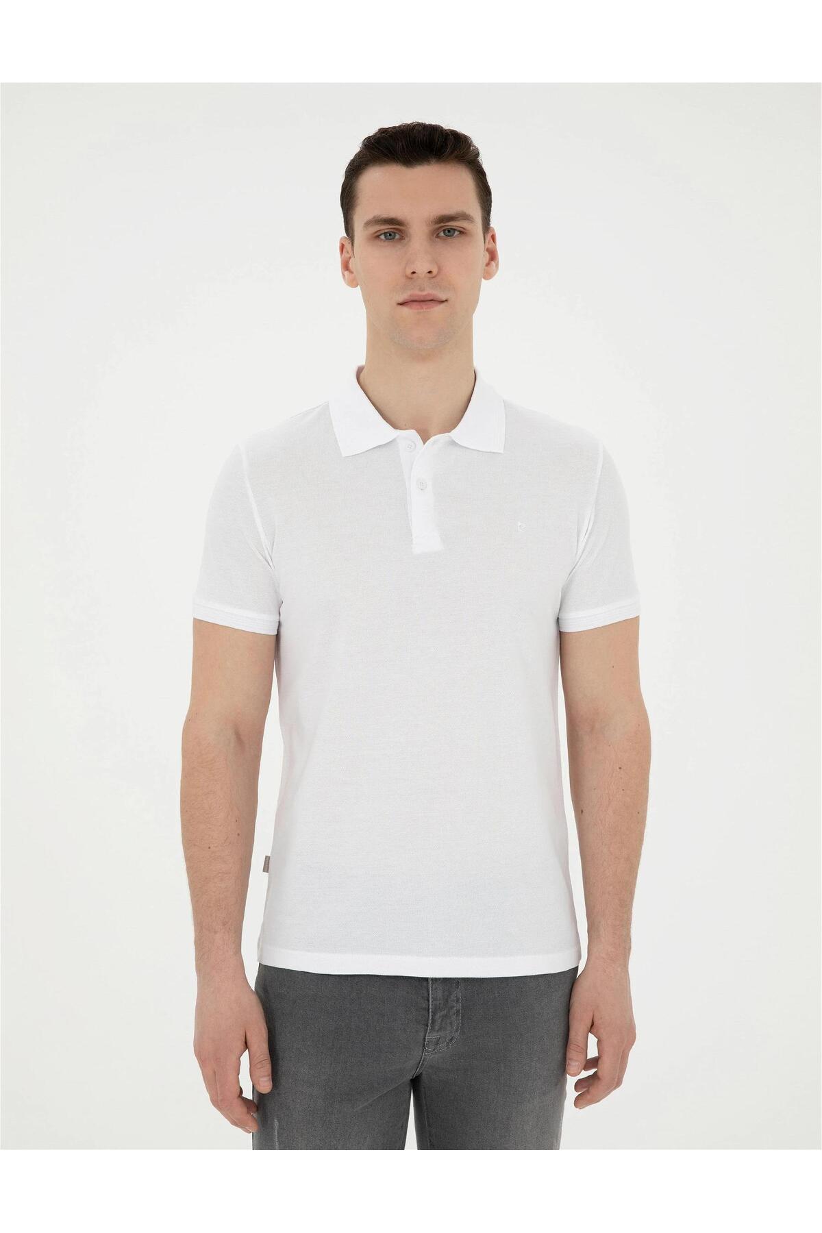 تیشرت یقه پلو مردانه راسته  آستین کوتاه | پیر کاردین Pierre Cardin G021GL011.000.1954212.VR013 - تصویر 3