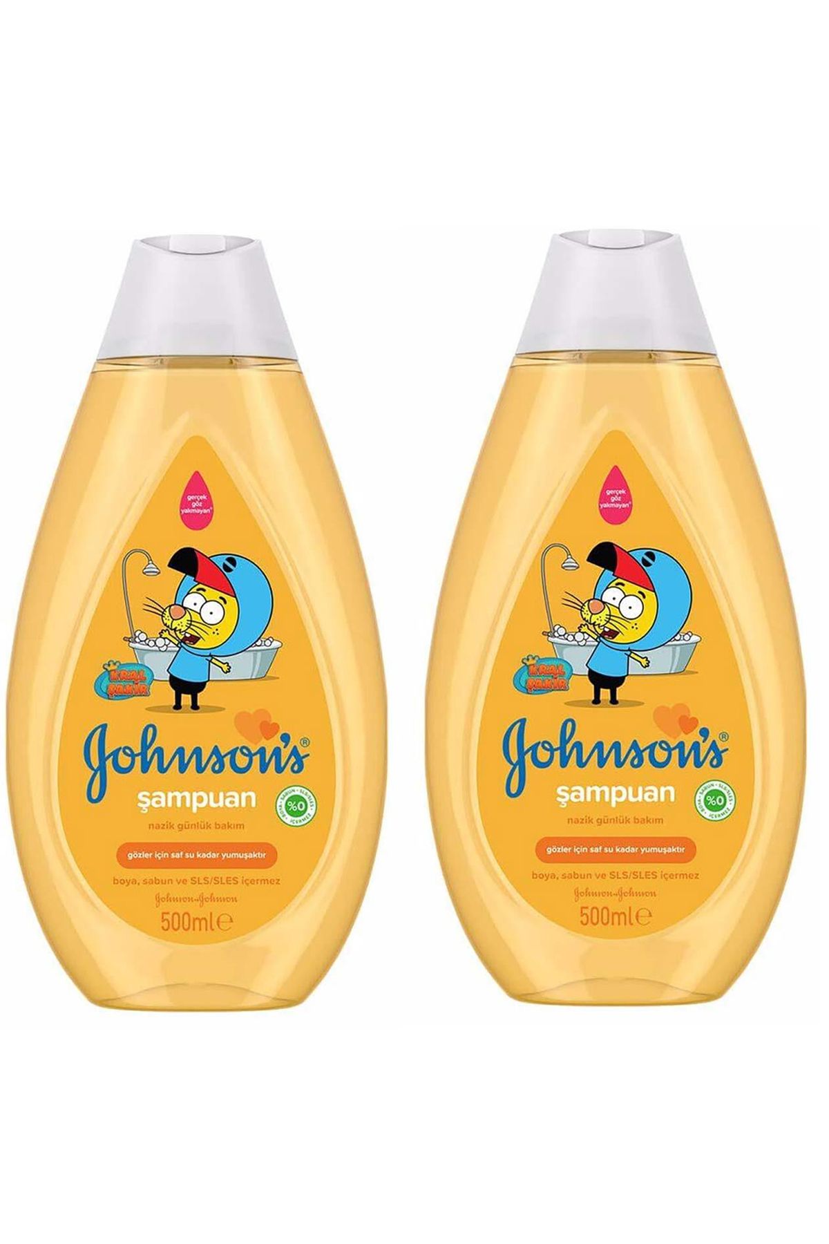 Johnson´s Baby Johnsons Baby Kral Şakir Bebek Şampuanı 500 ml 2 Adet